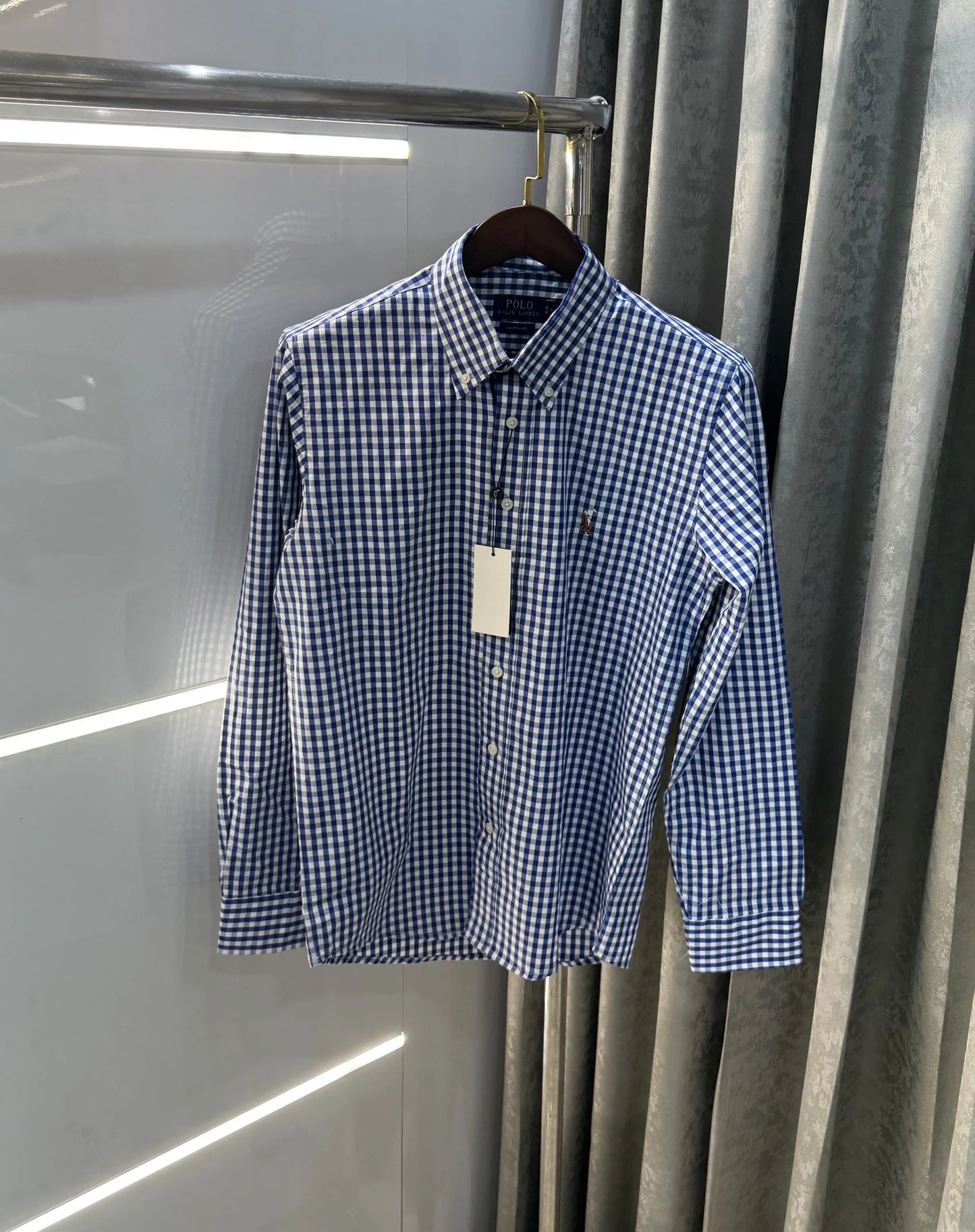 Ralph Lauren Blue Checks Premium Shirt