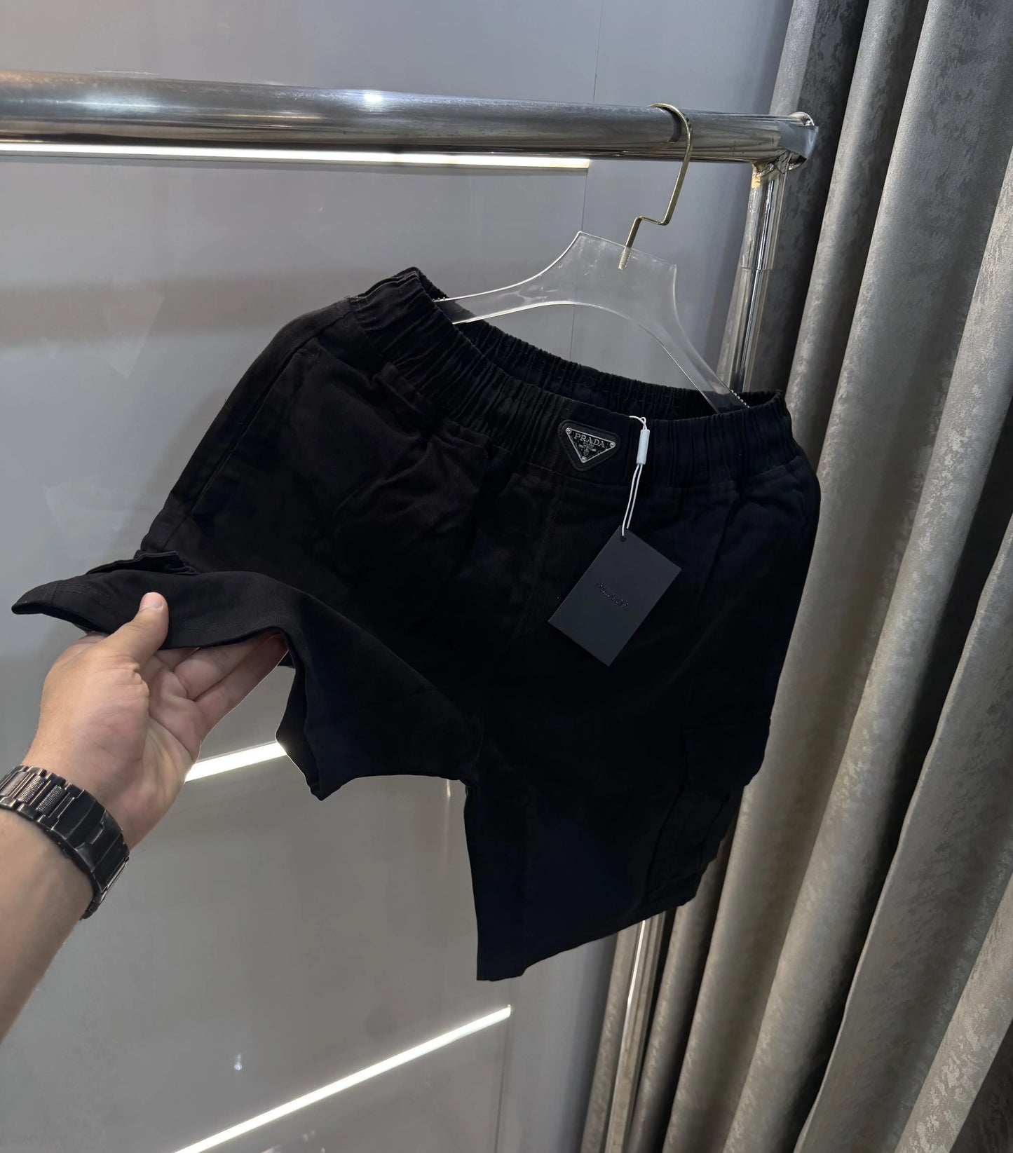 Prada Milano Black Limited Edition Premium 🩳Shorts