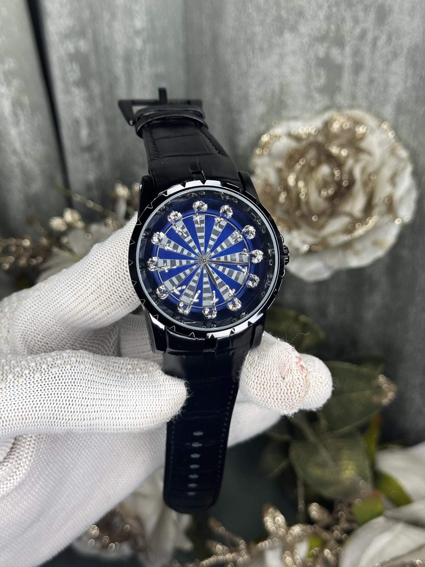 Roger Dubuis Black Blue Onola Twelve Knights Premium Watch
