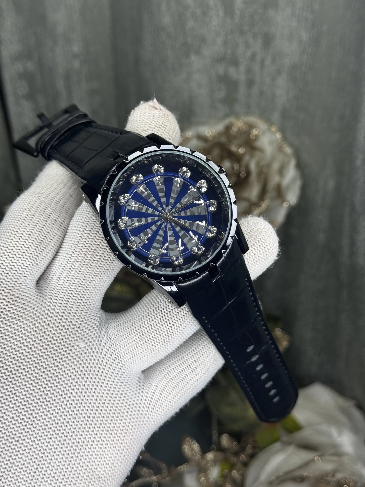 Roger Dubuis Black Blue Onola Twelve Knights Premium Watch