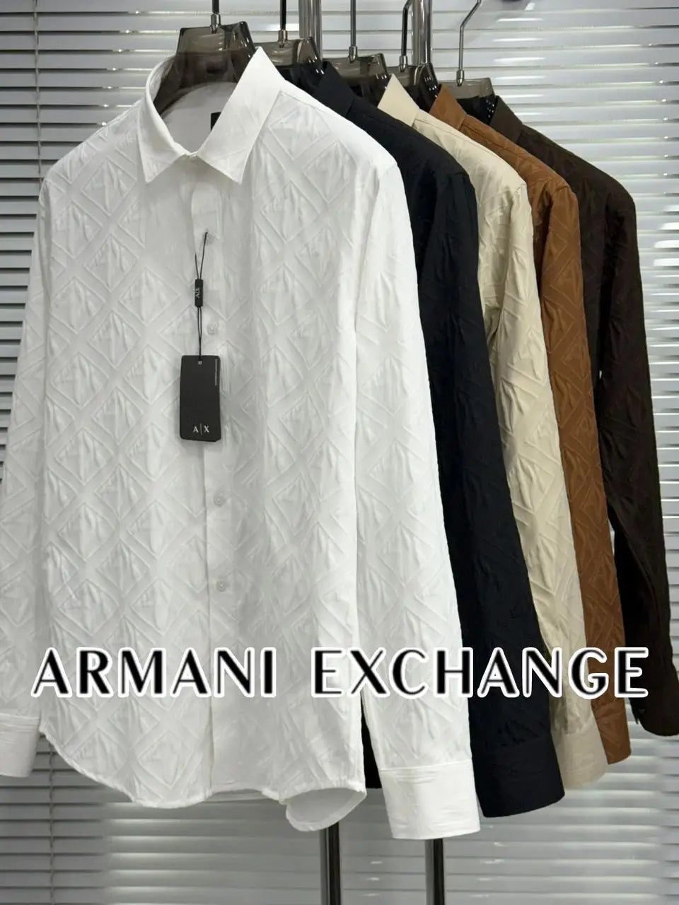 Arman i Exchange Tan Luxury Shirt With Premium Box Packing