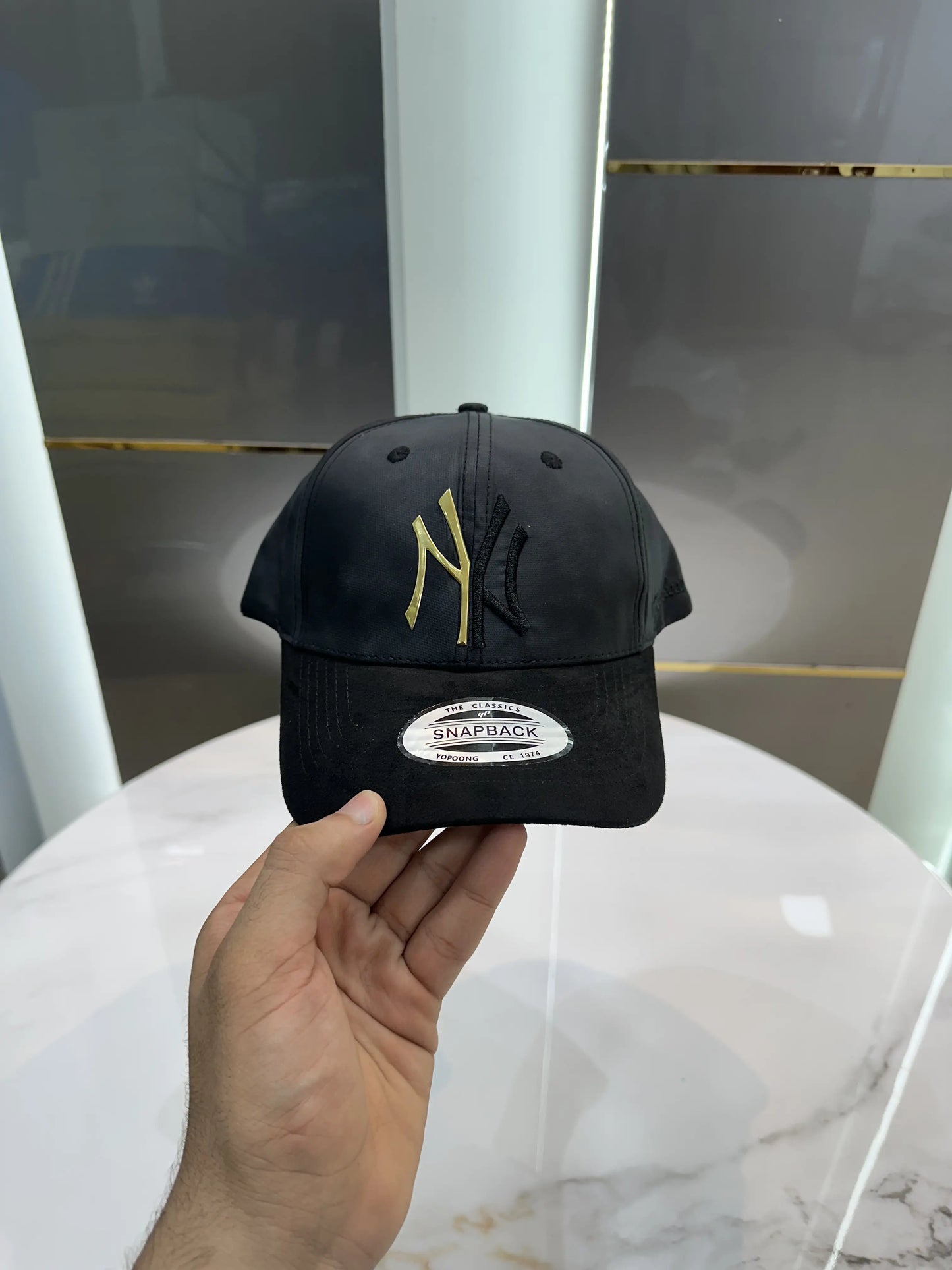 Ny Grey Premium Imported Cap