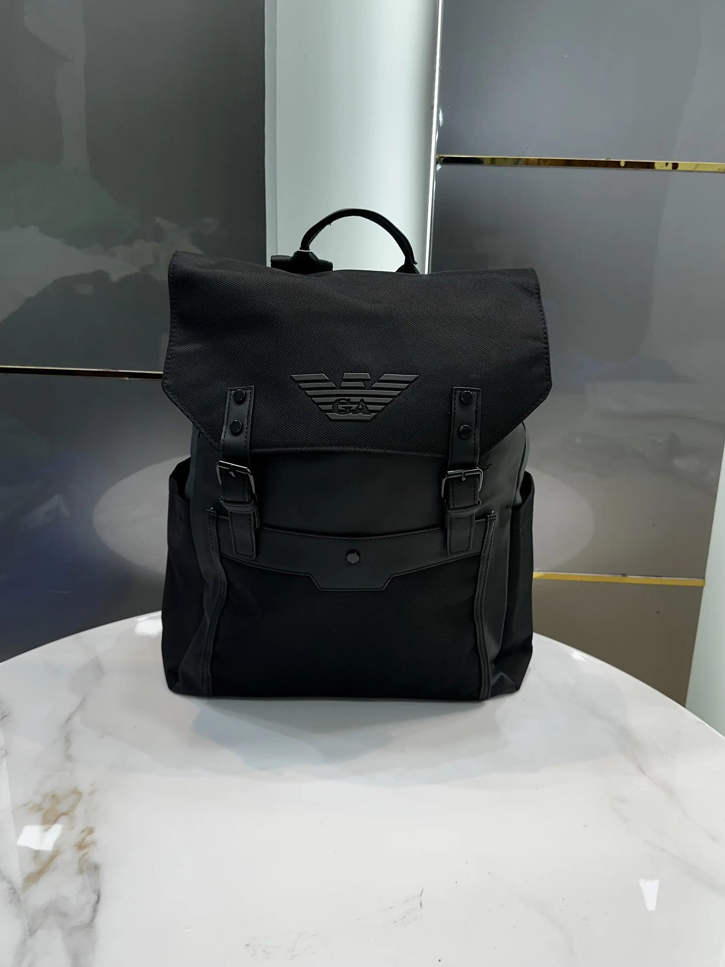 Giorgio Arman i Black 002 Luxury Imported BackPack