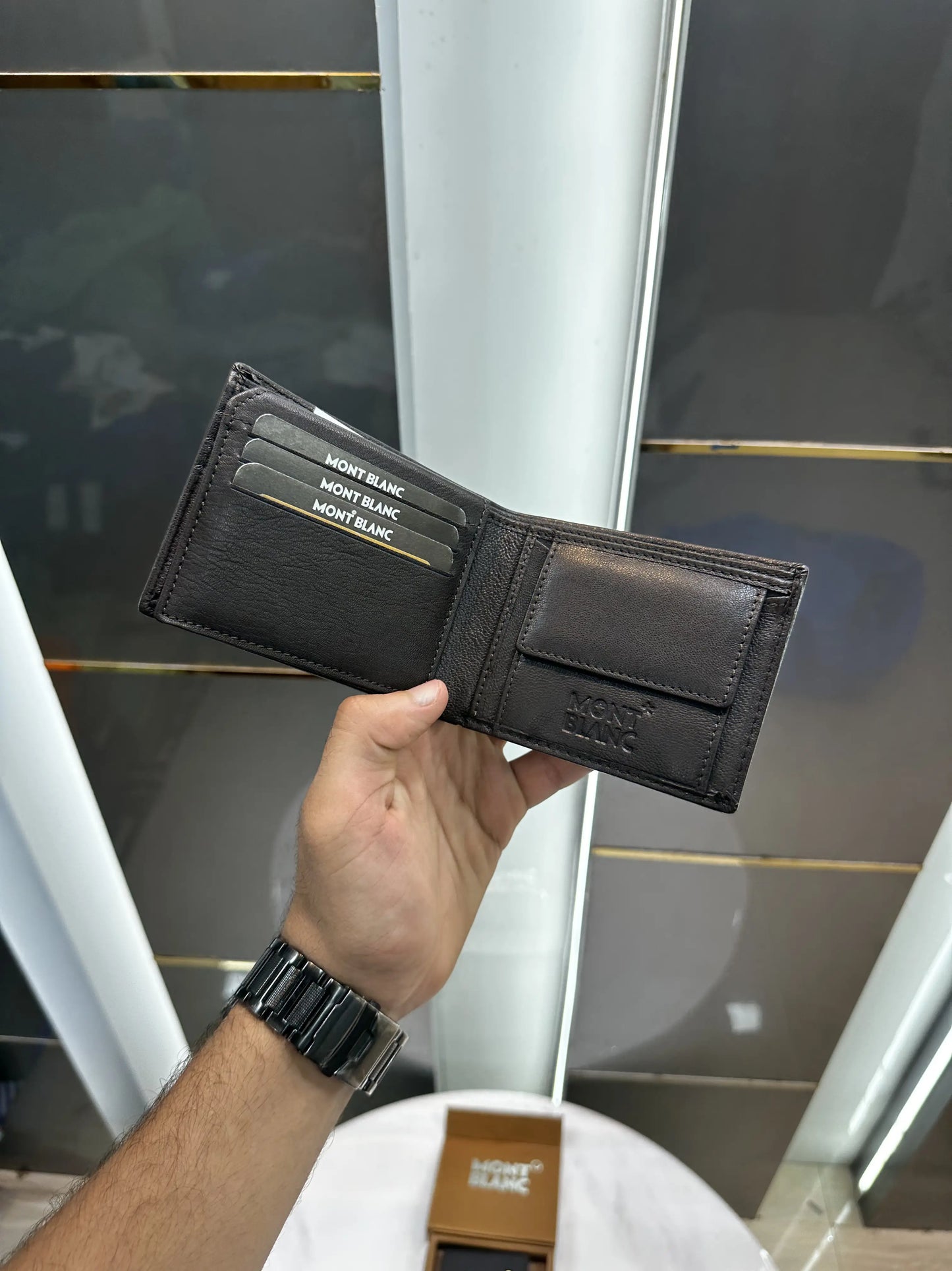 Mont Blan c Brown Premium Wallet