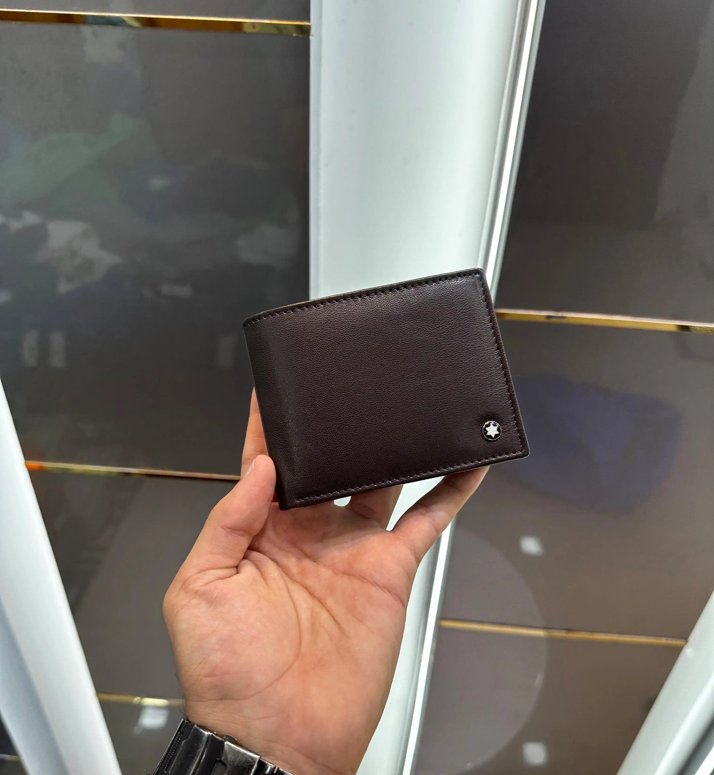 Mont Blan c Brown Premium Wallet