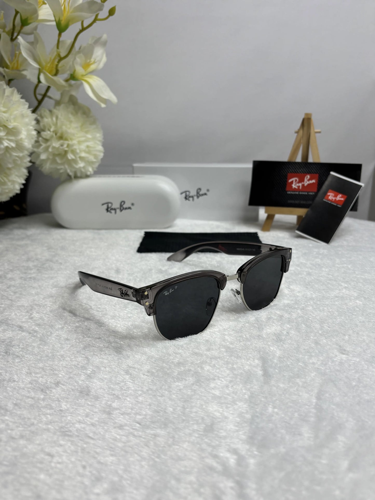 Rayban Clubmaster 0504 Grey Black