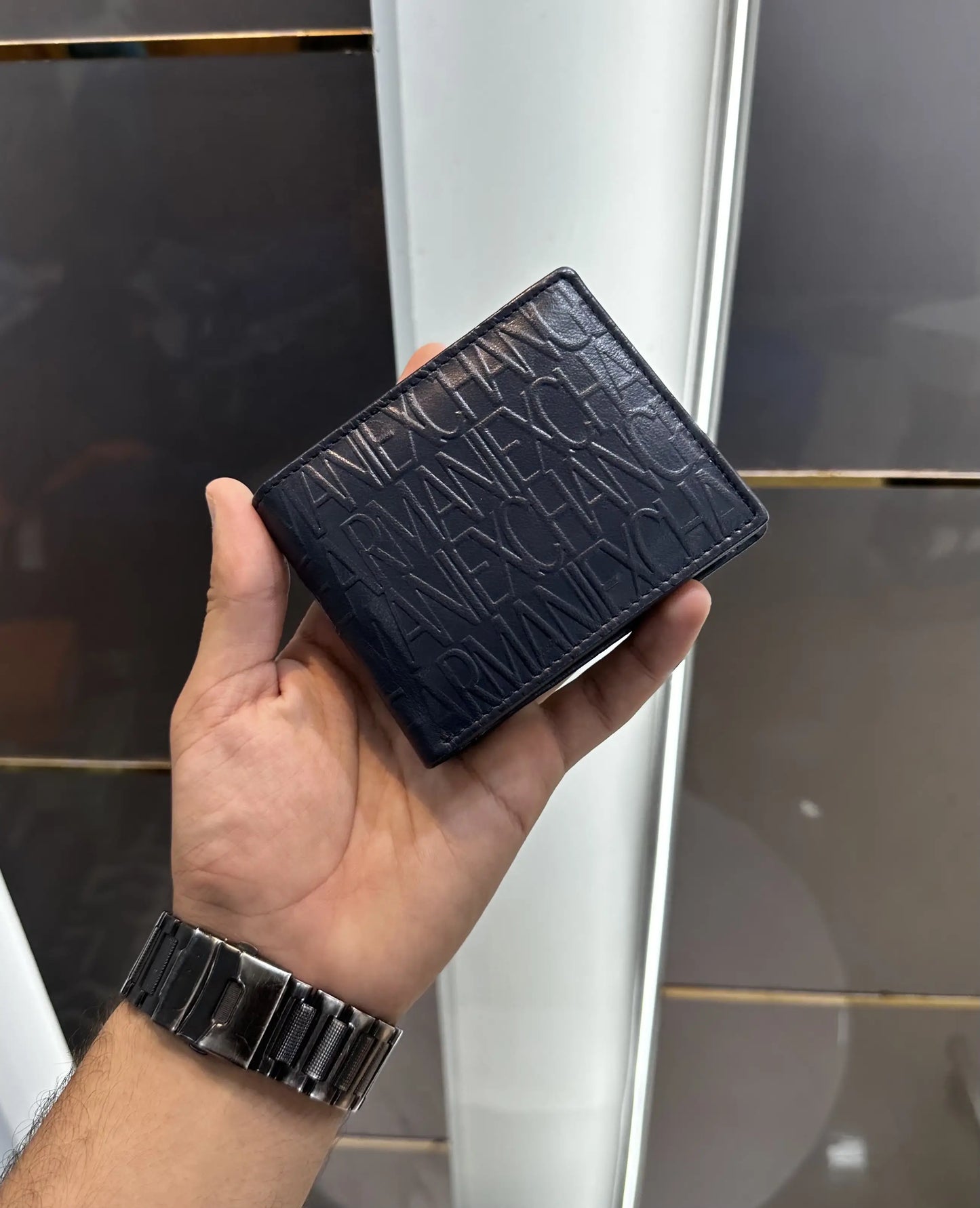 Arman i Monogram Navy Premium Wallet With Box Navy