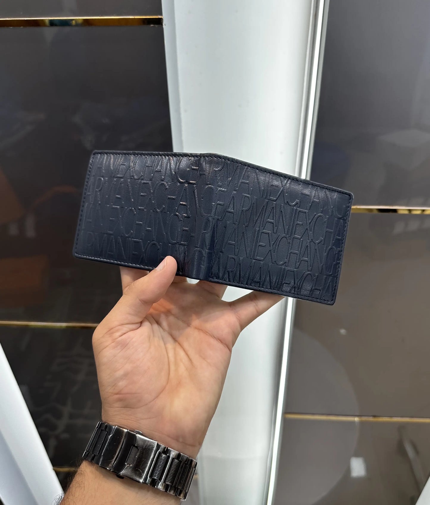 Arman i Monogram Navy Premium Wallet With Box Navy