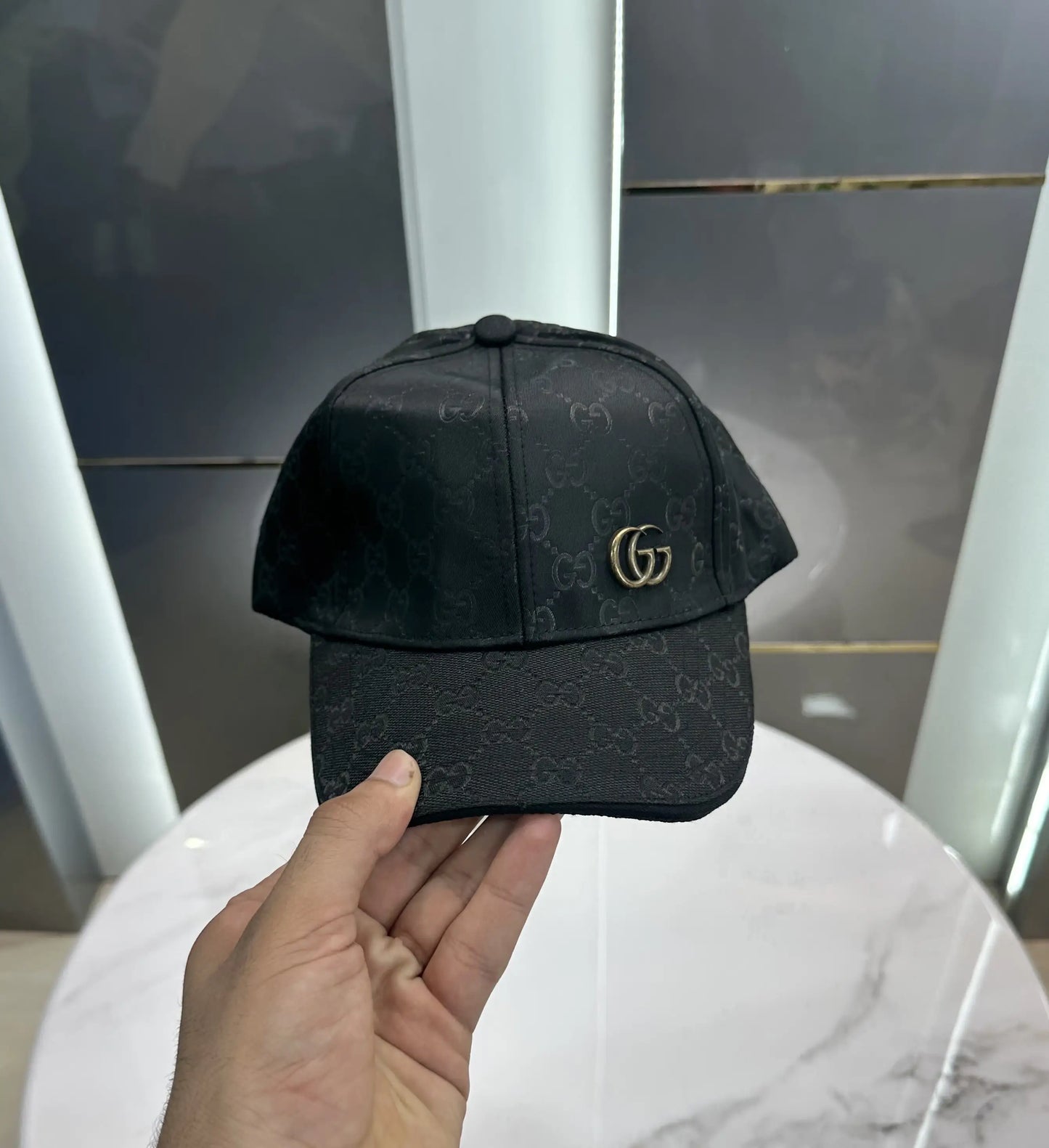 Gucc i Black Monogram Premium Imported 5120 Cap