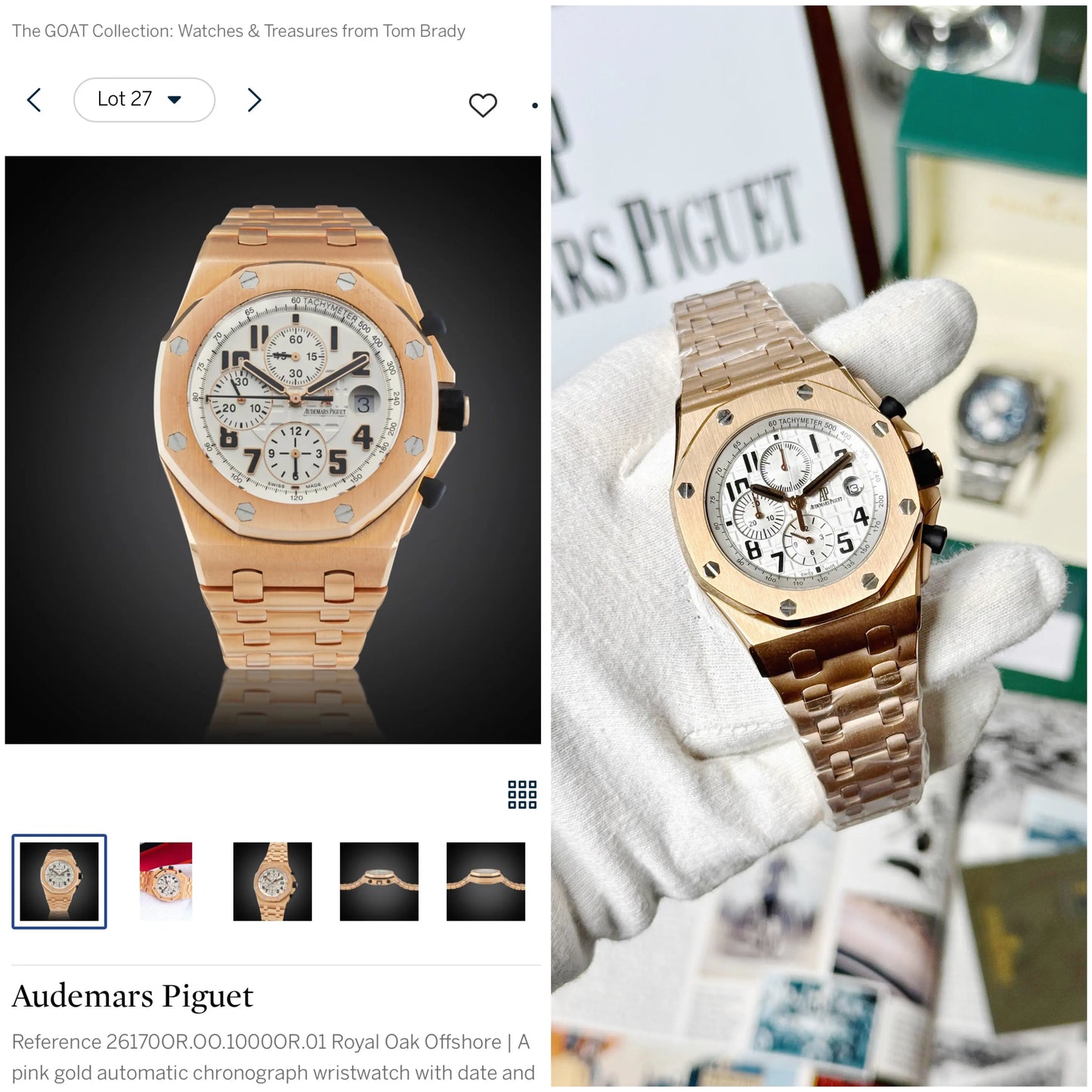 Audemars Piguet Royal Oak Offshore Navy Copper White