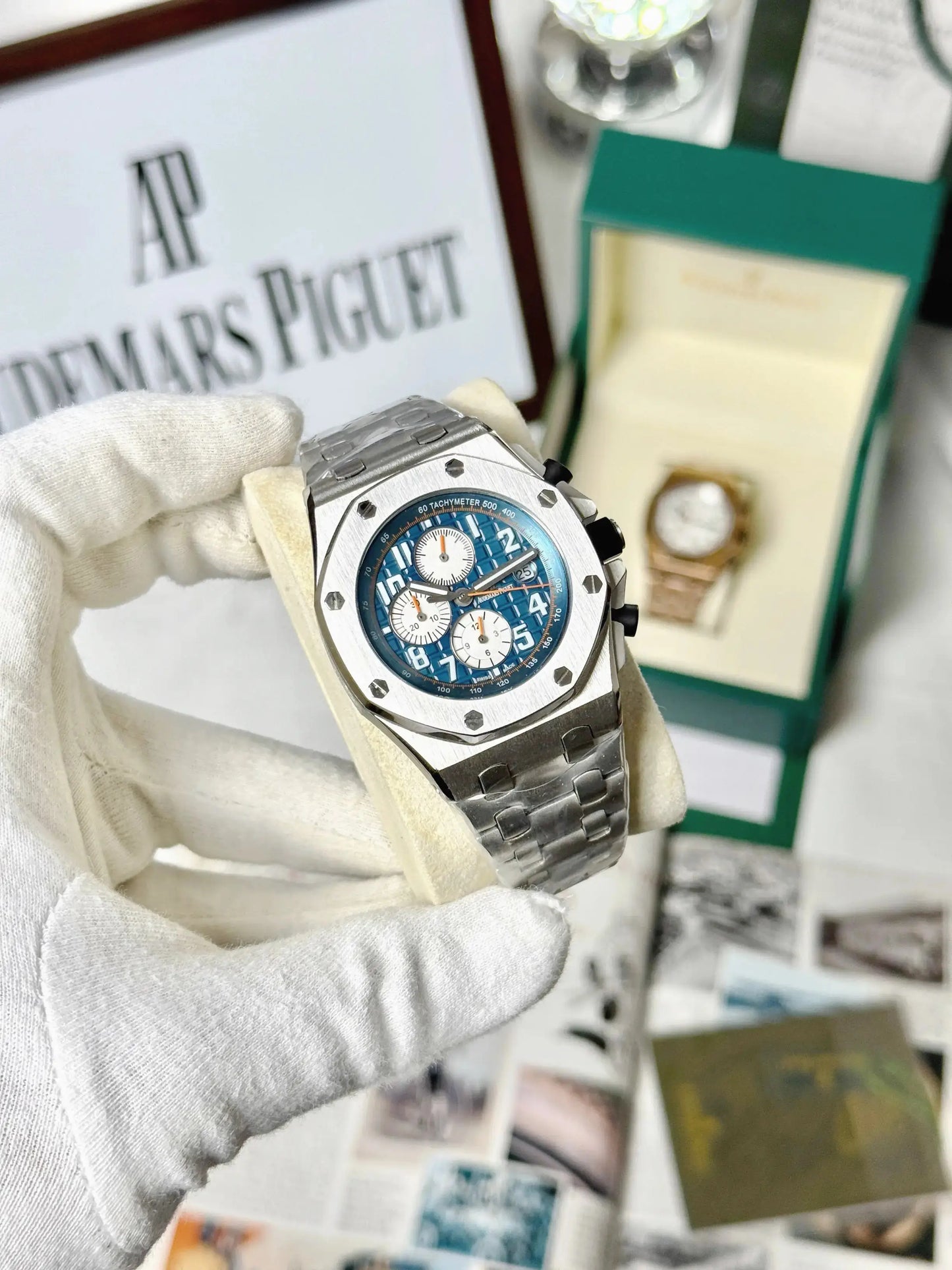 Audemars Piguet Royal Oak Offshore Navy Silver Blue