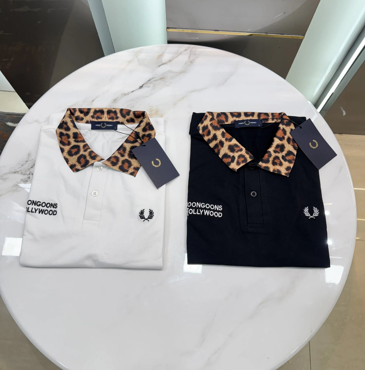 Fredperr y White Embroidery Logo Premium Polo T-Shirt