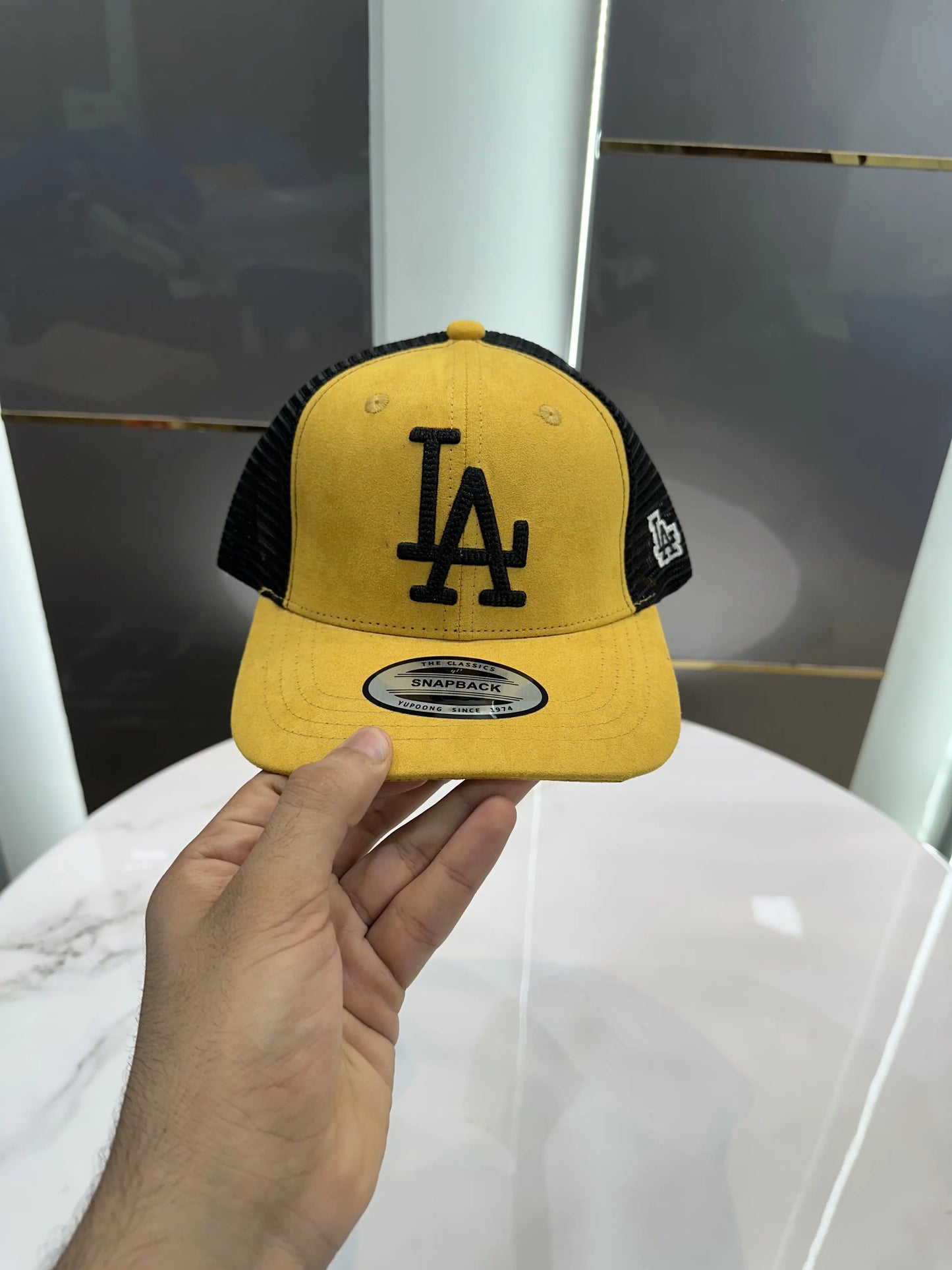 LA Yellow (Suede) Premium Imported Cap