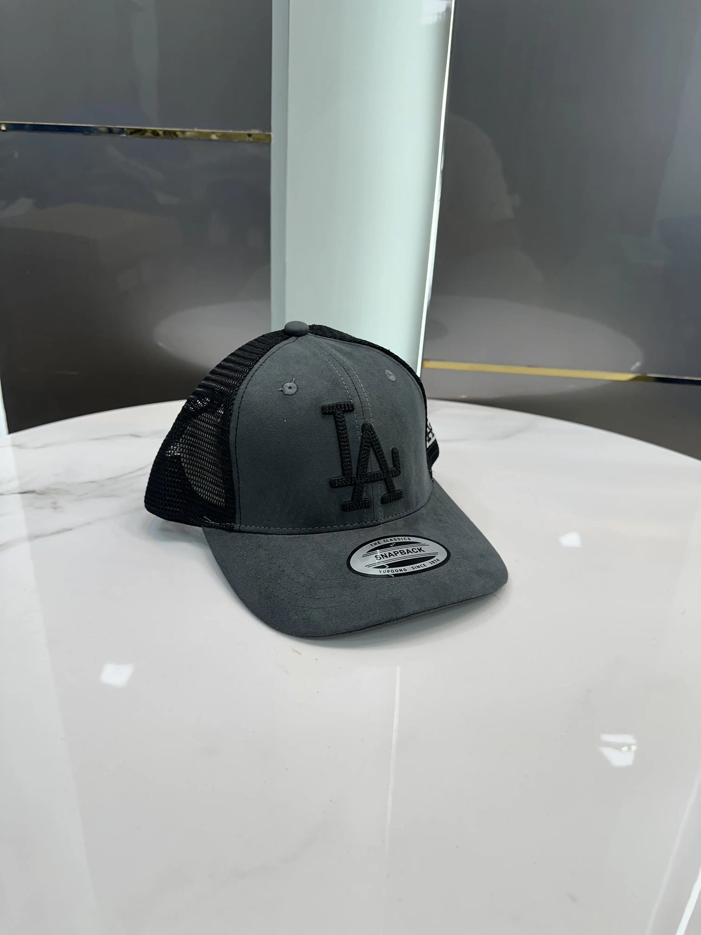 LA Grey (Suede) Premium Imported Cap