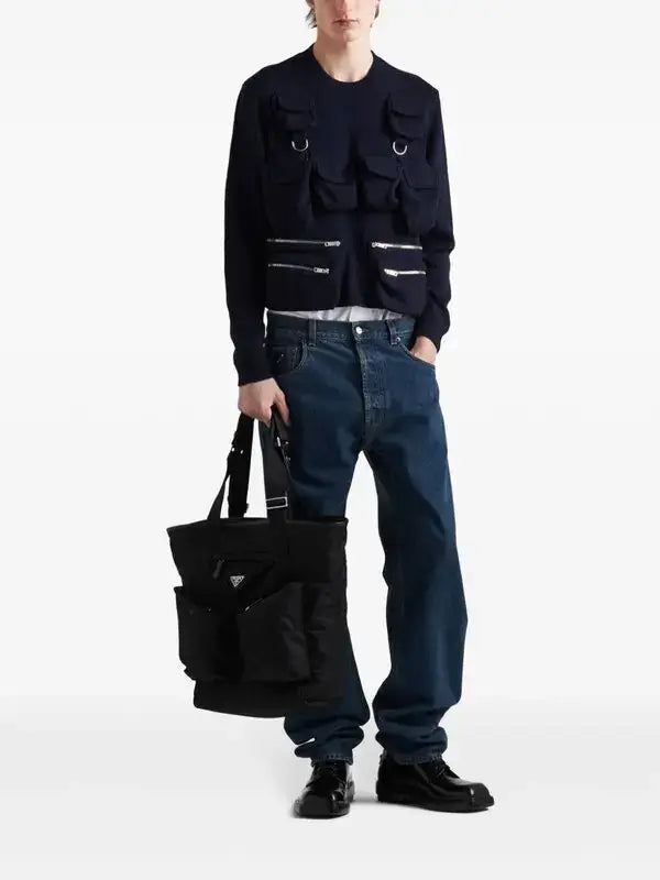 Prad a Imported Tote Bag Black