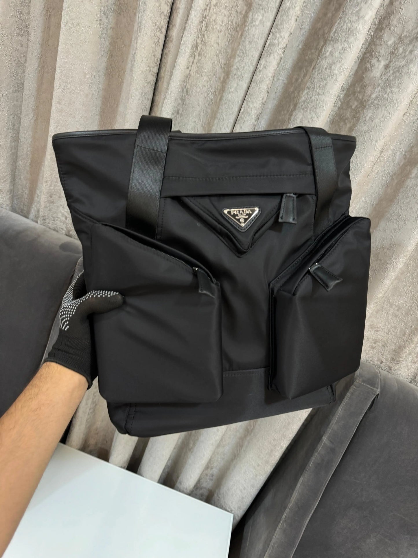 Prad a Imported Tote Bag Black