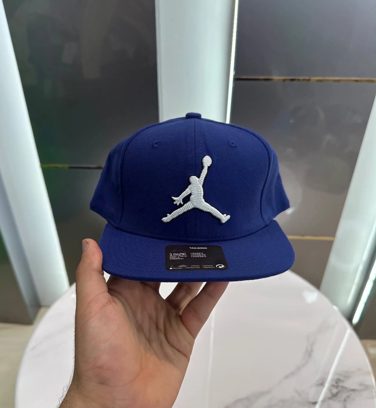 Jordan L Blue Premium Imported Cap 6682