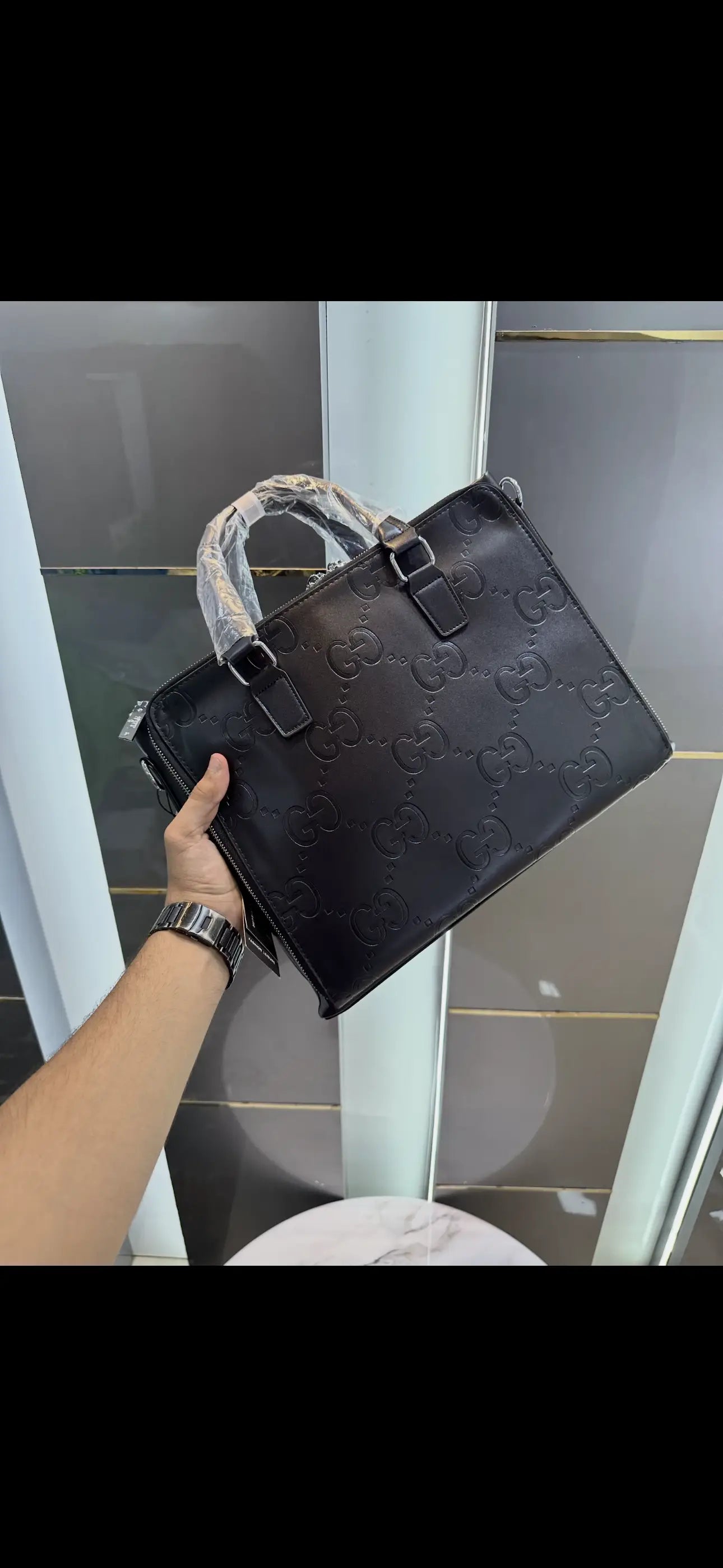 Gucc i GG Monogram Luxury Premium Imported Laptop Bag g178