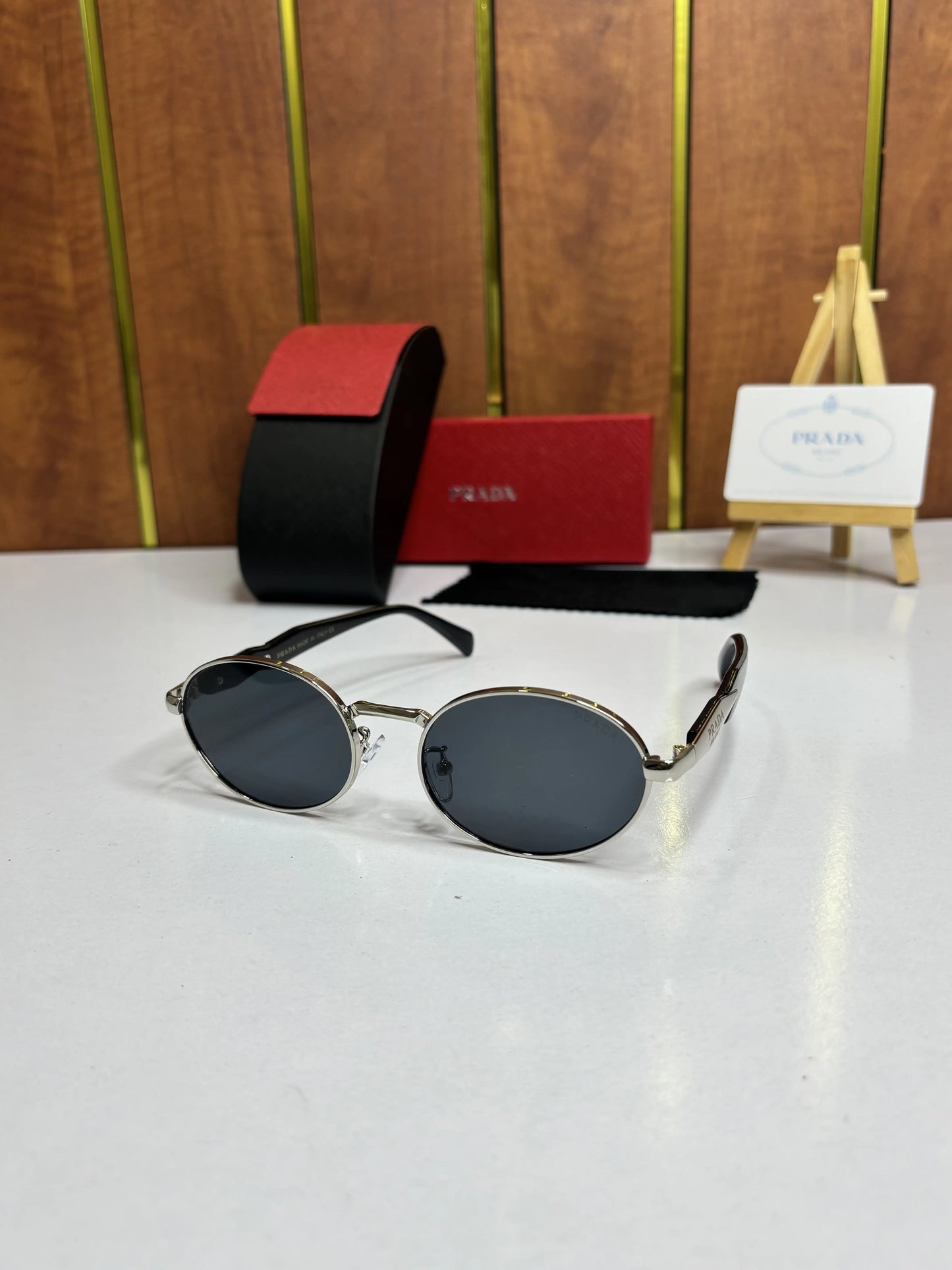Prada 8007 Silver Black