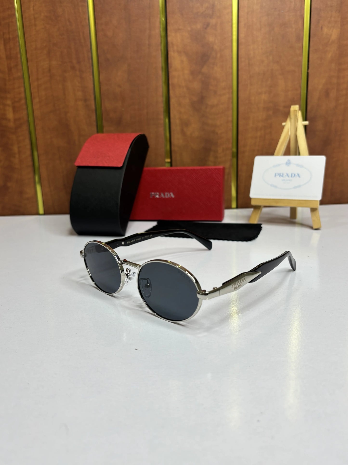 Prada 8007 Silver Black
