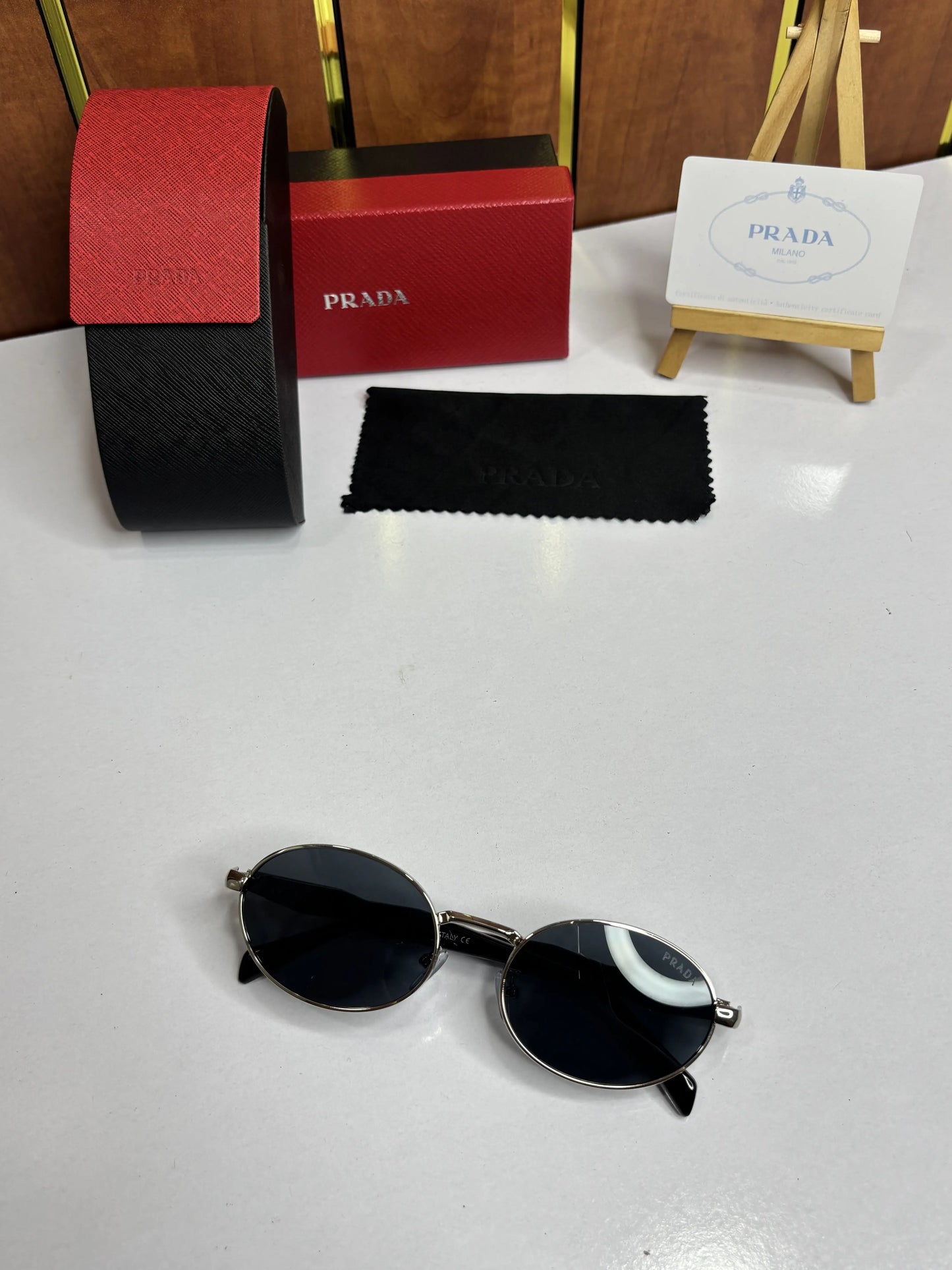 Prada 8007 Silver Black
