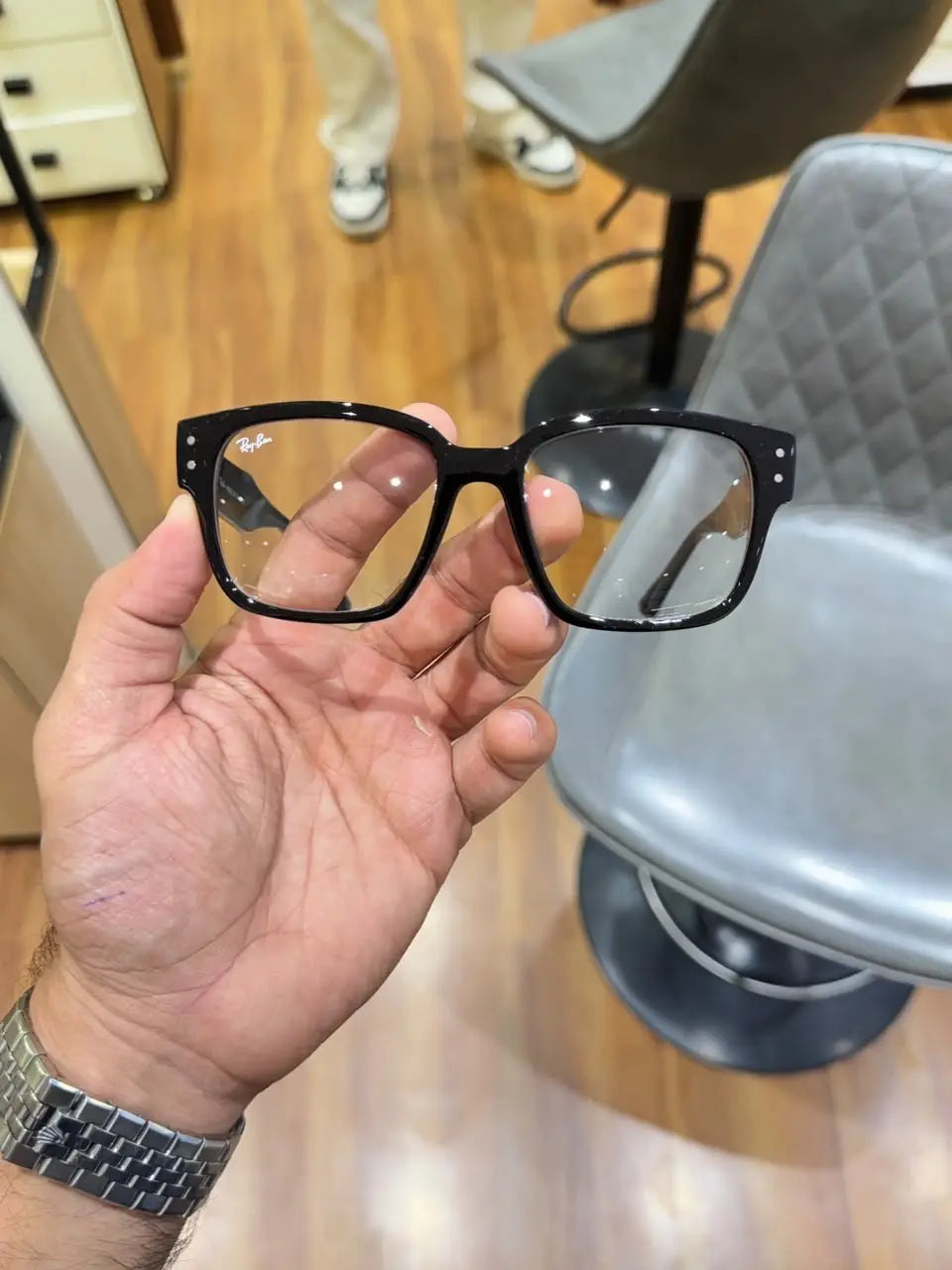 Rayban 7256 black plano