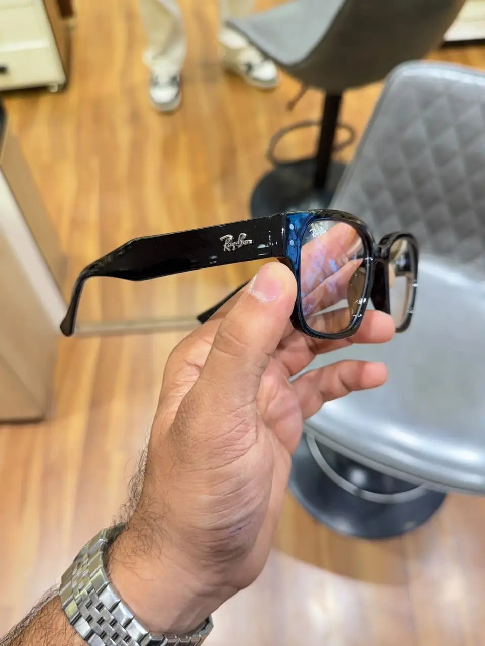 Rayban 7256 black plano