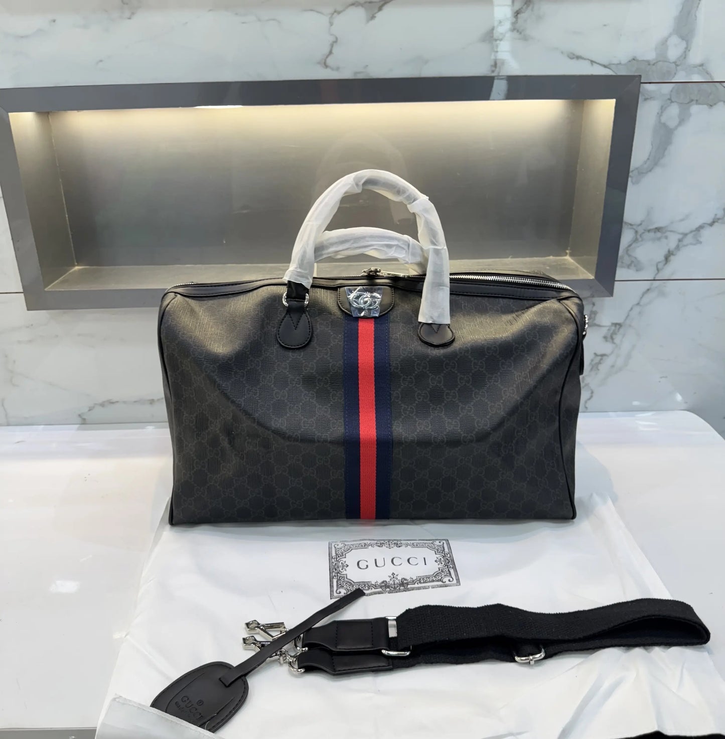 Gucc i Ophidia Luxury Imported Duffel Bag g512