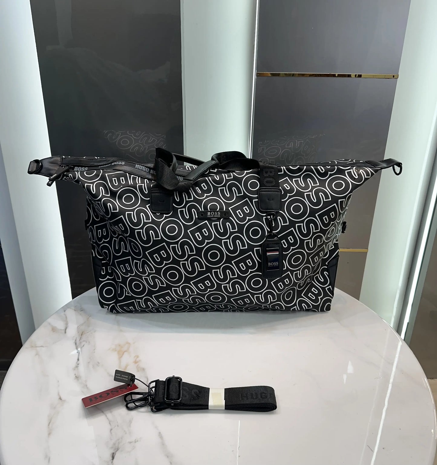 Hugo Bos s Luxury Imported Duffel Bag B18411