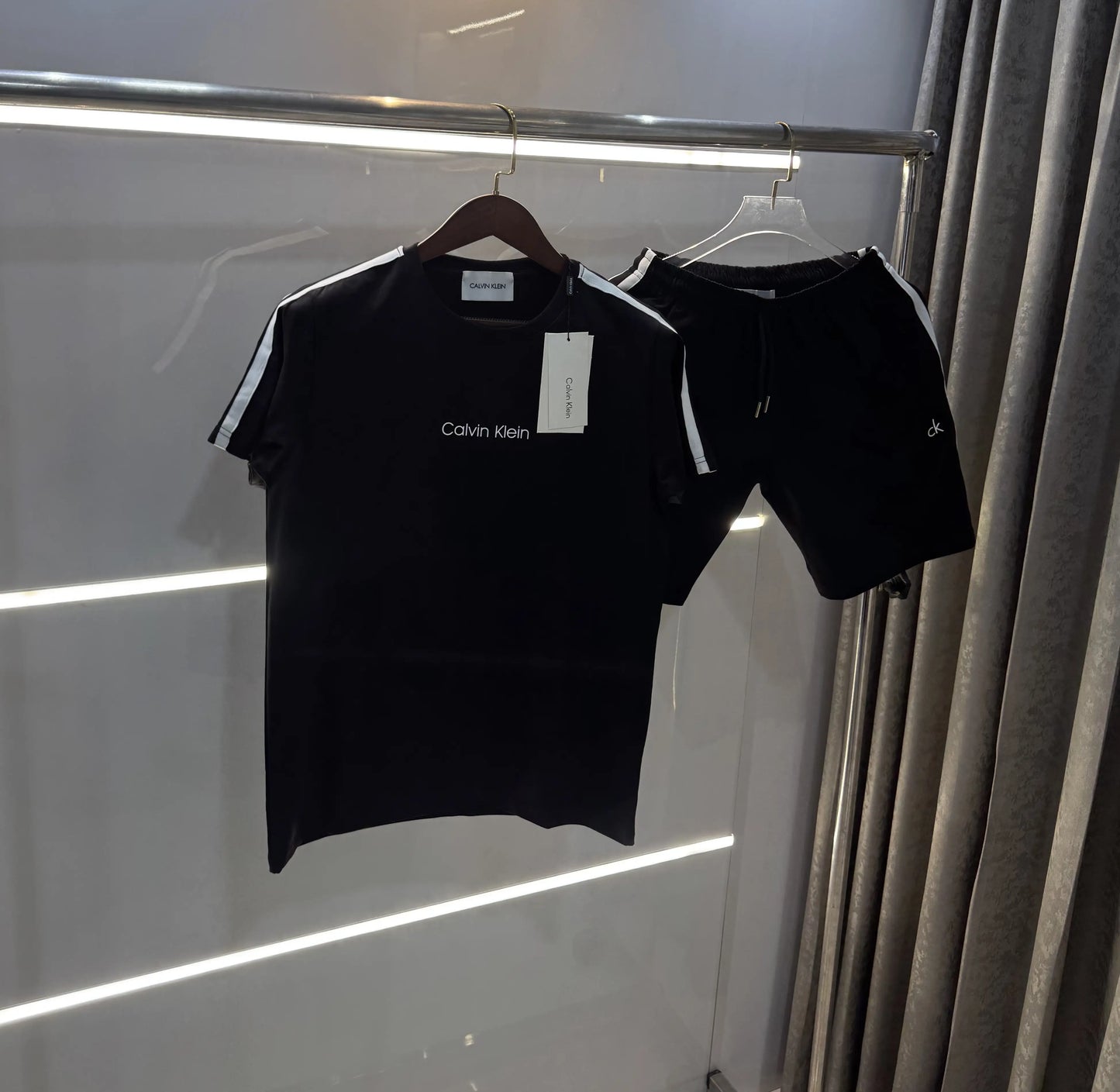 Calvin Klein Black Logo Work Premium Cord Set