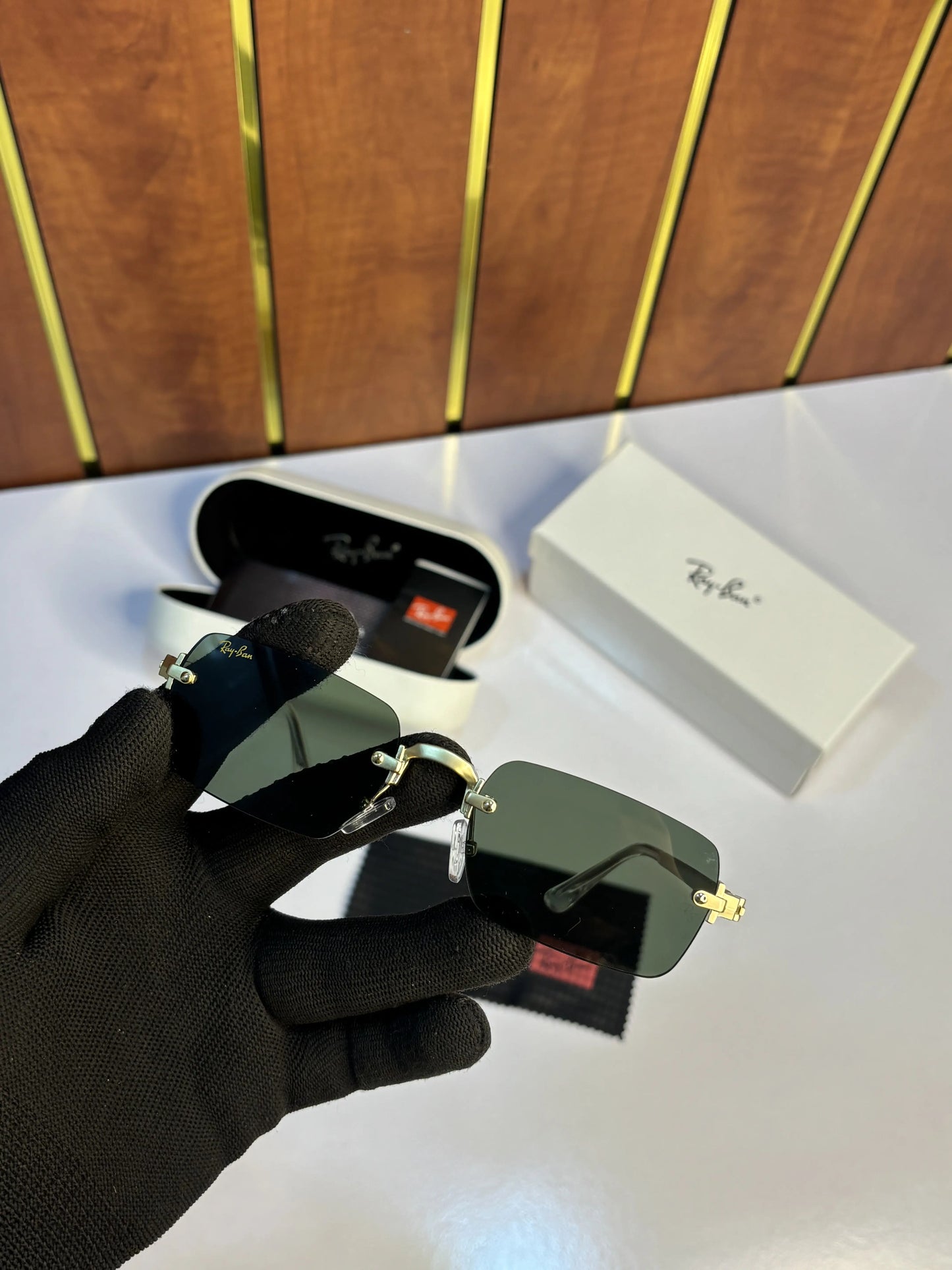 Rayban Rocky Asap Gold Green