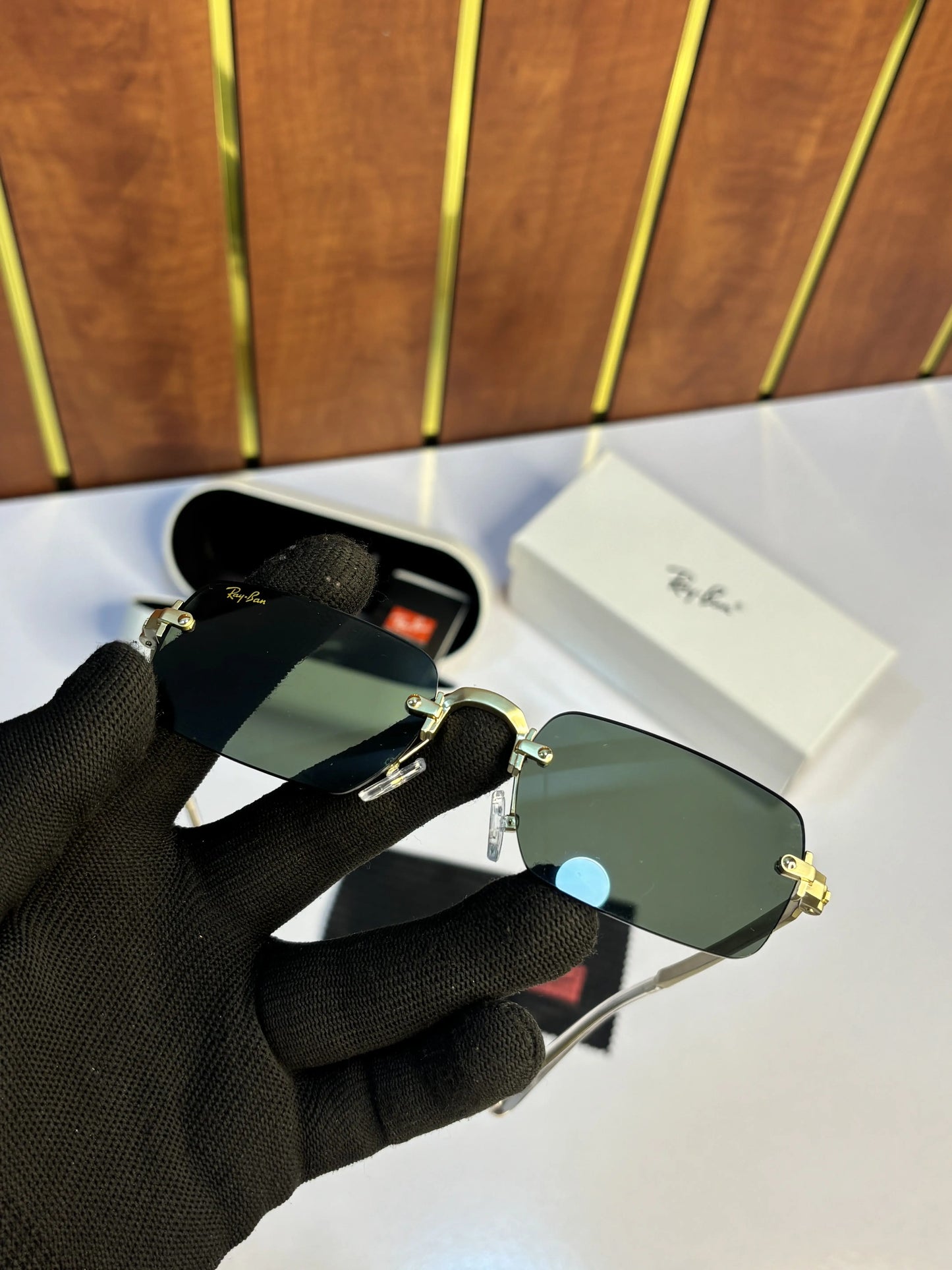 Rayban Rocky Asap Gold Green