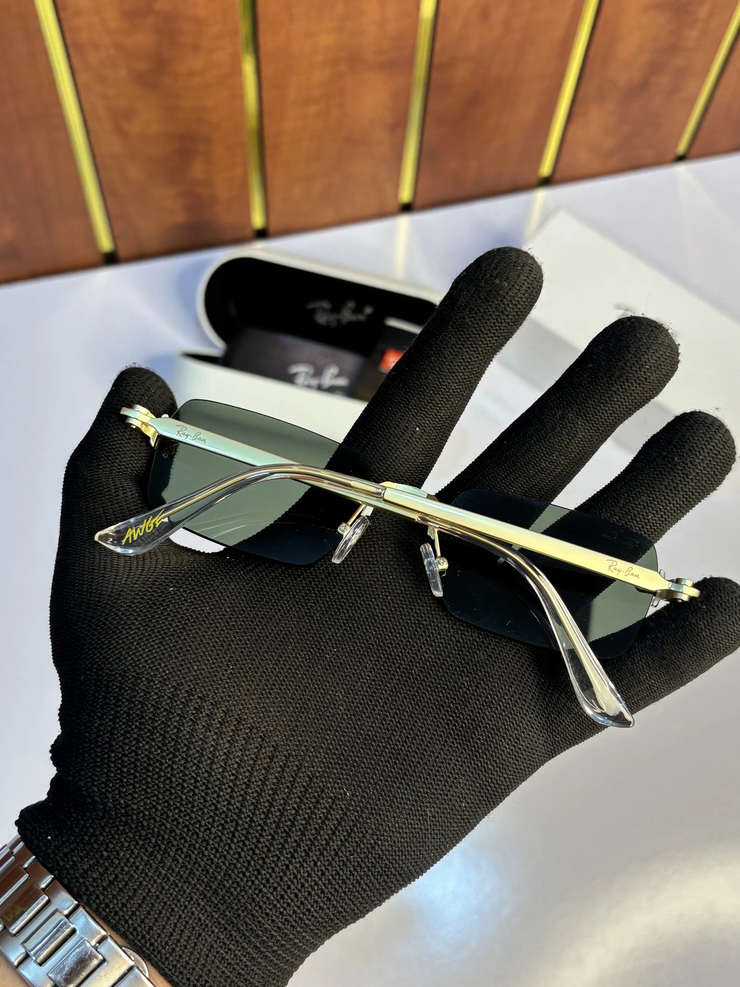 Rayban Rocky Asap Gold Green