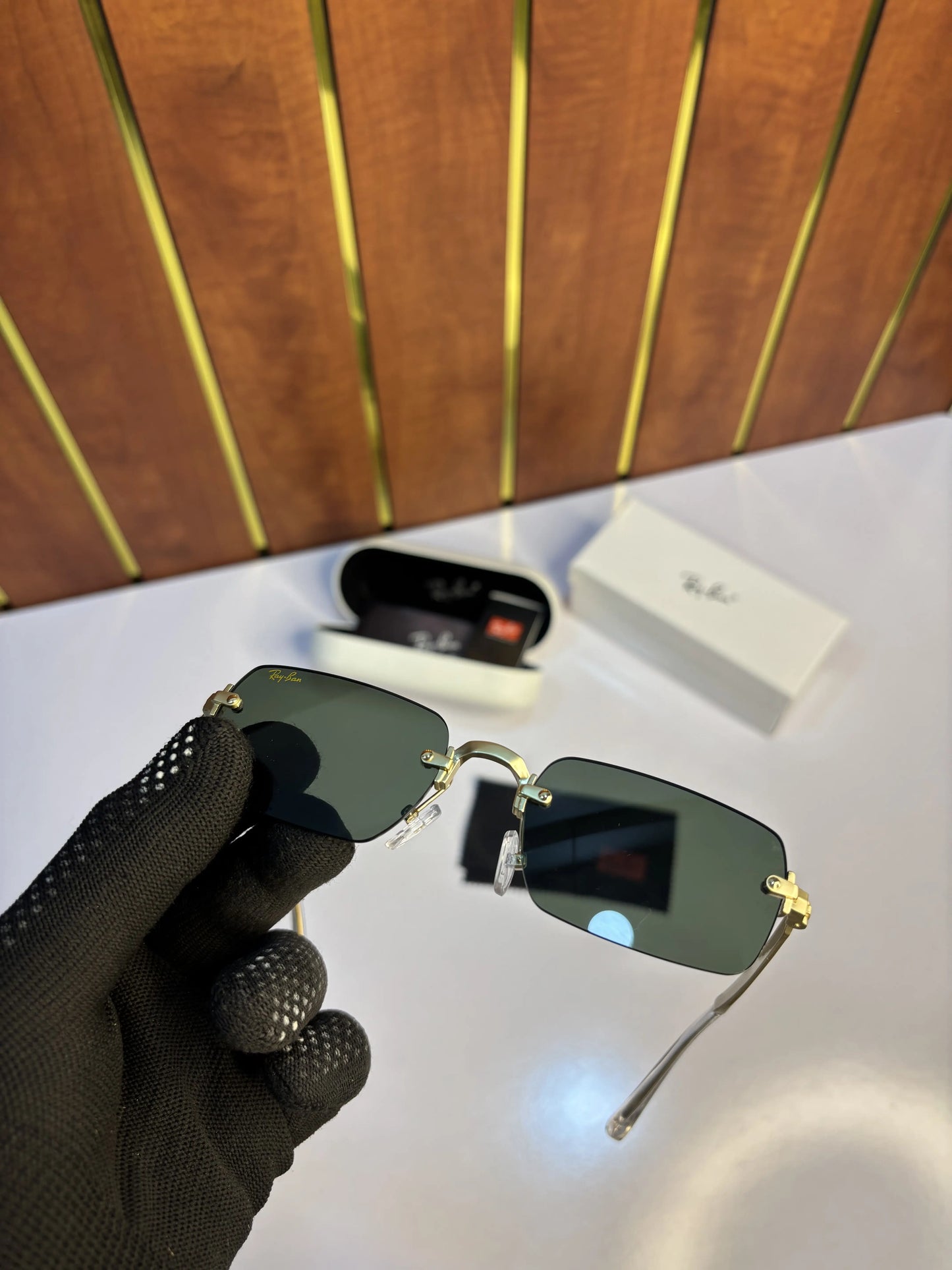 Rayban Rocky Asap Gold Green