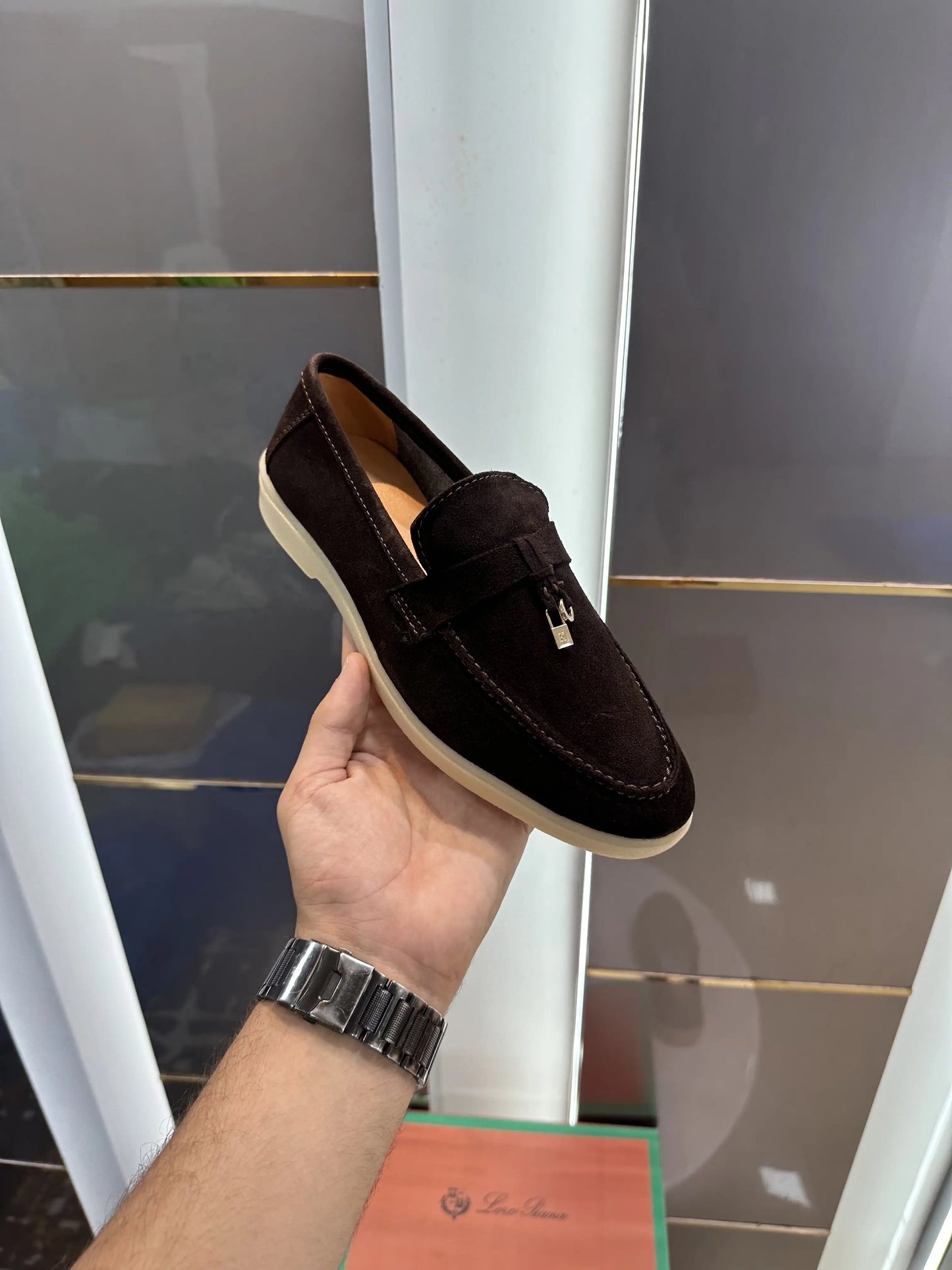 Loro_Piana Brown Formal Loafer