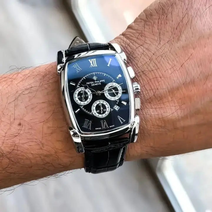 Patek Phillip Silver Black