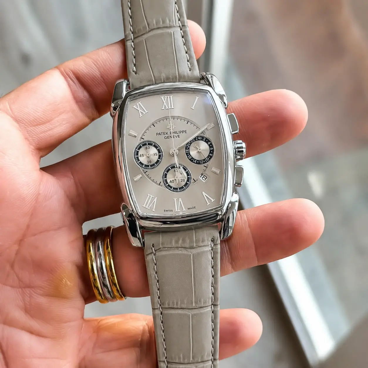 Patek Phillip White Silver