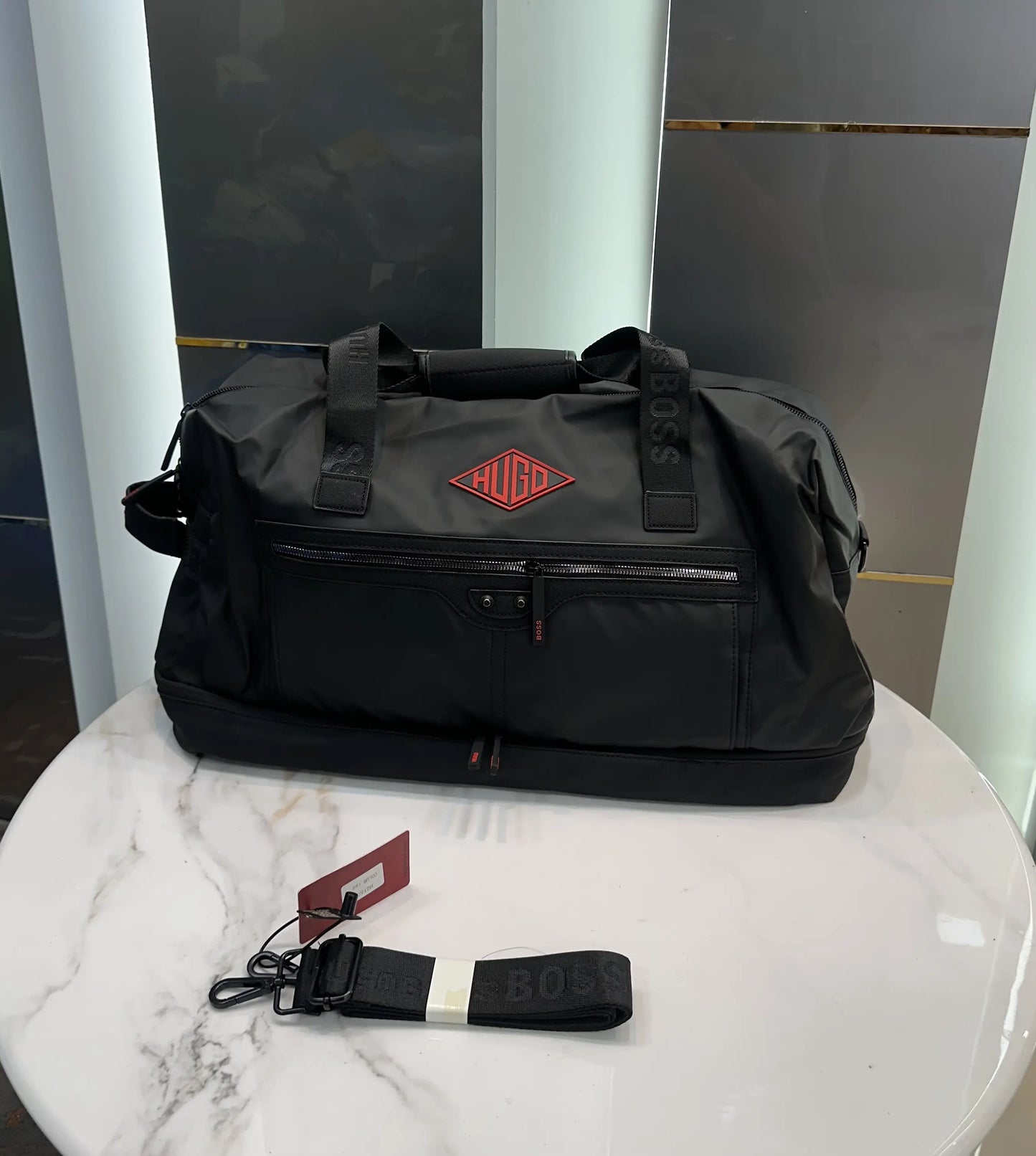Hugo Bos s Luxury Imported Duffel Bag H16006r