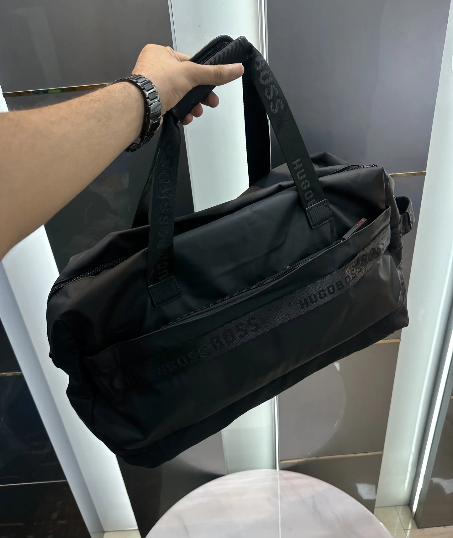 Hugo Bos s Luxury Imported Duffel Bag H16006r