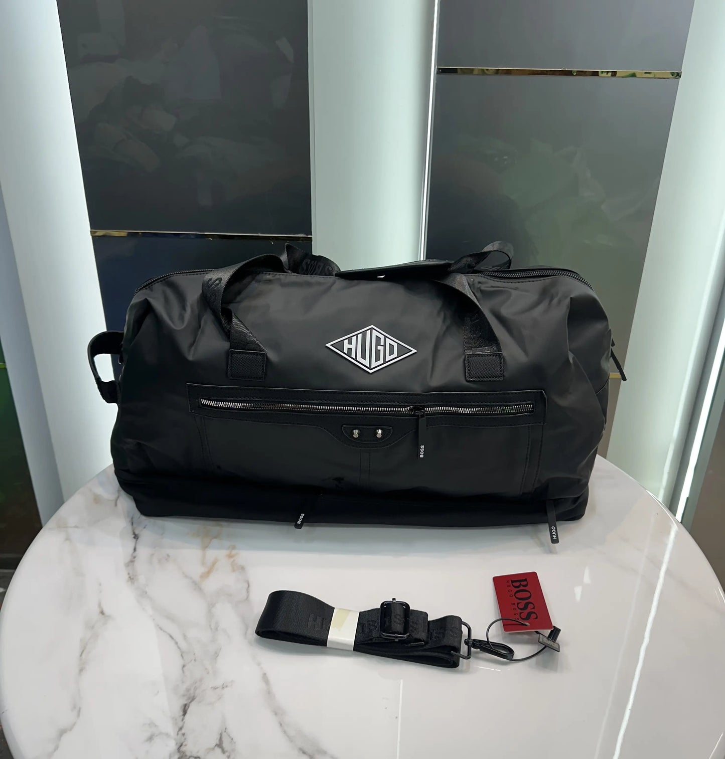 Hugo Bos s Luxury Imported Duffel Bag H16006w