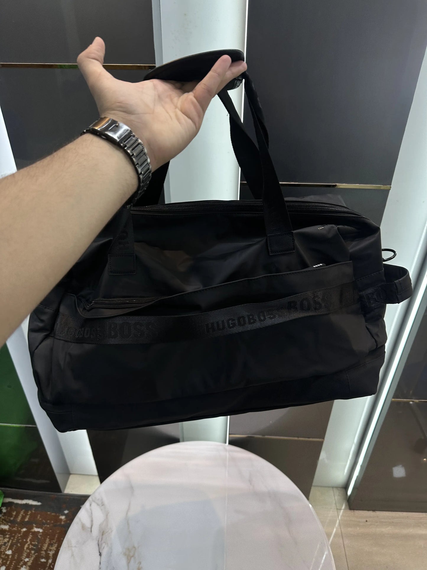 Hugo Bos s Luxury Imported Duffel Bag H16006w