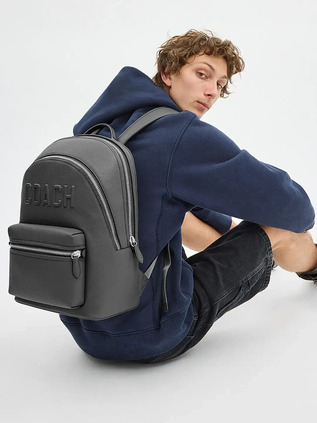 Coac h Dark Grey Luxury Imported BackPack