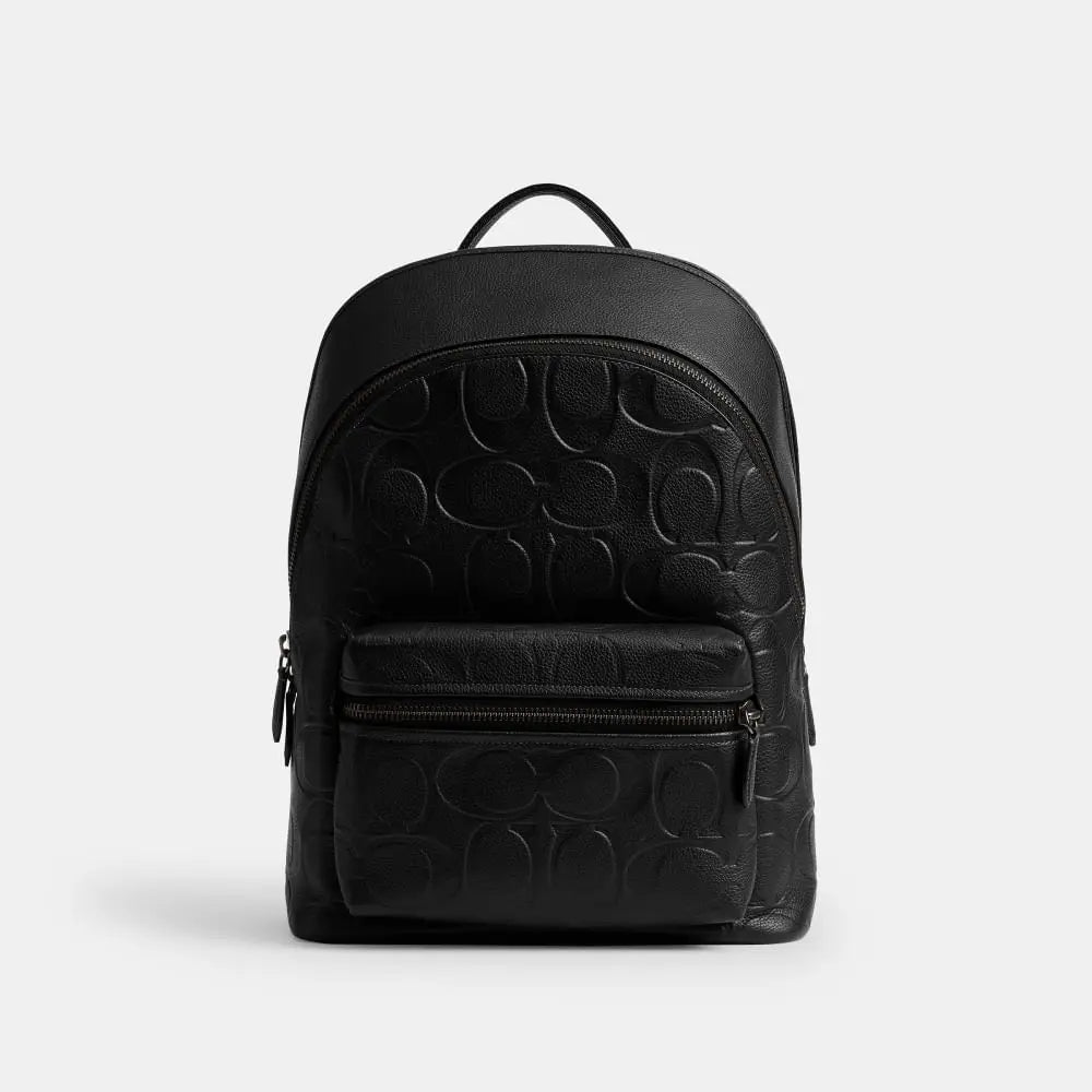 Coac h Black Monogram Luxury Imported BackPack Ultra Premium
