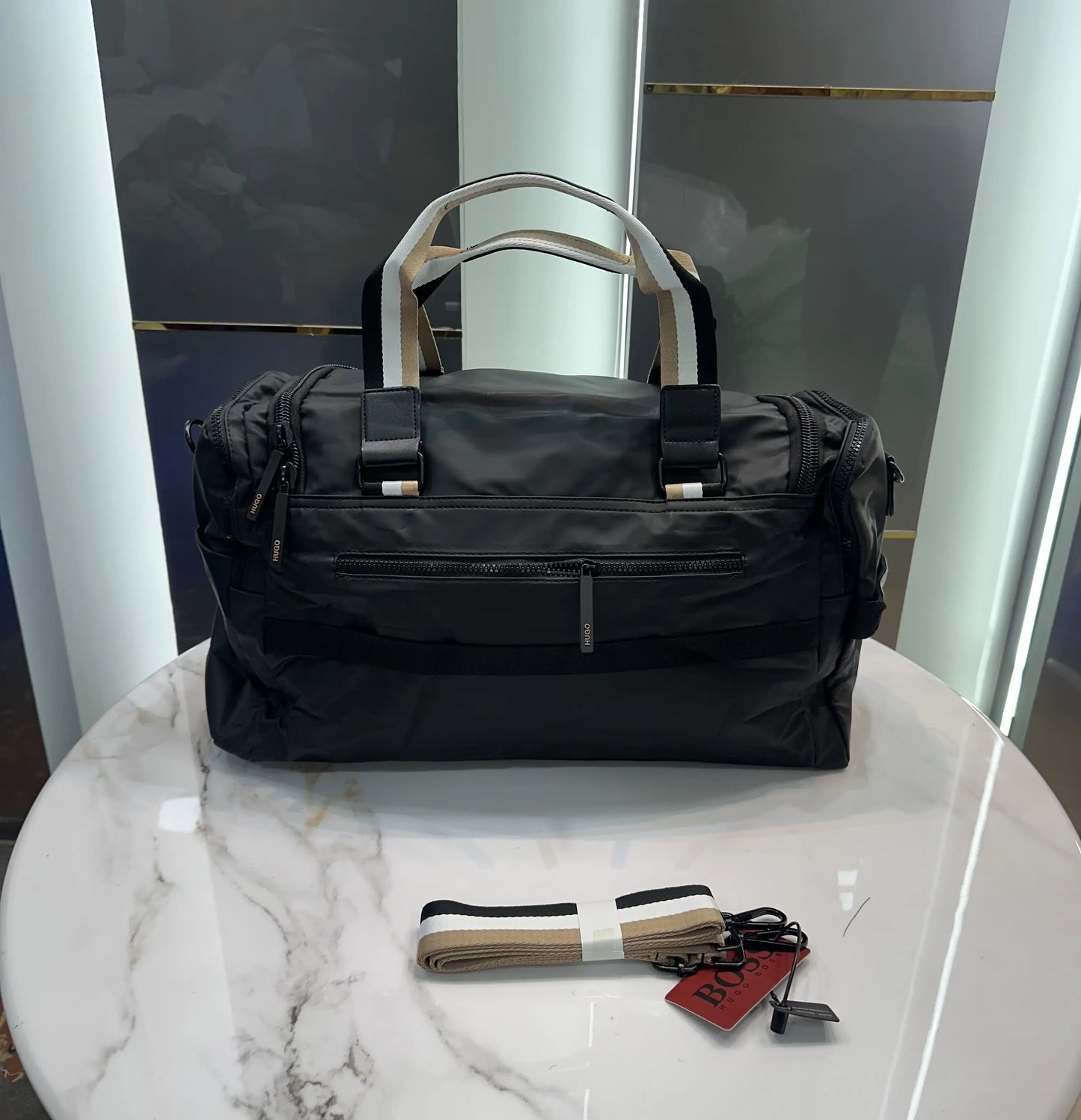 Hugo Bos s Luxury Imported Duffel Bag Bs0866-3a