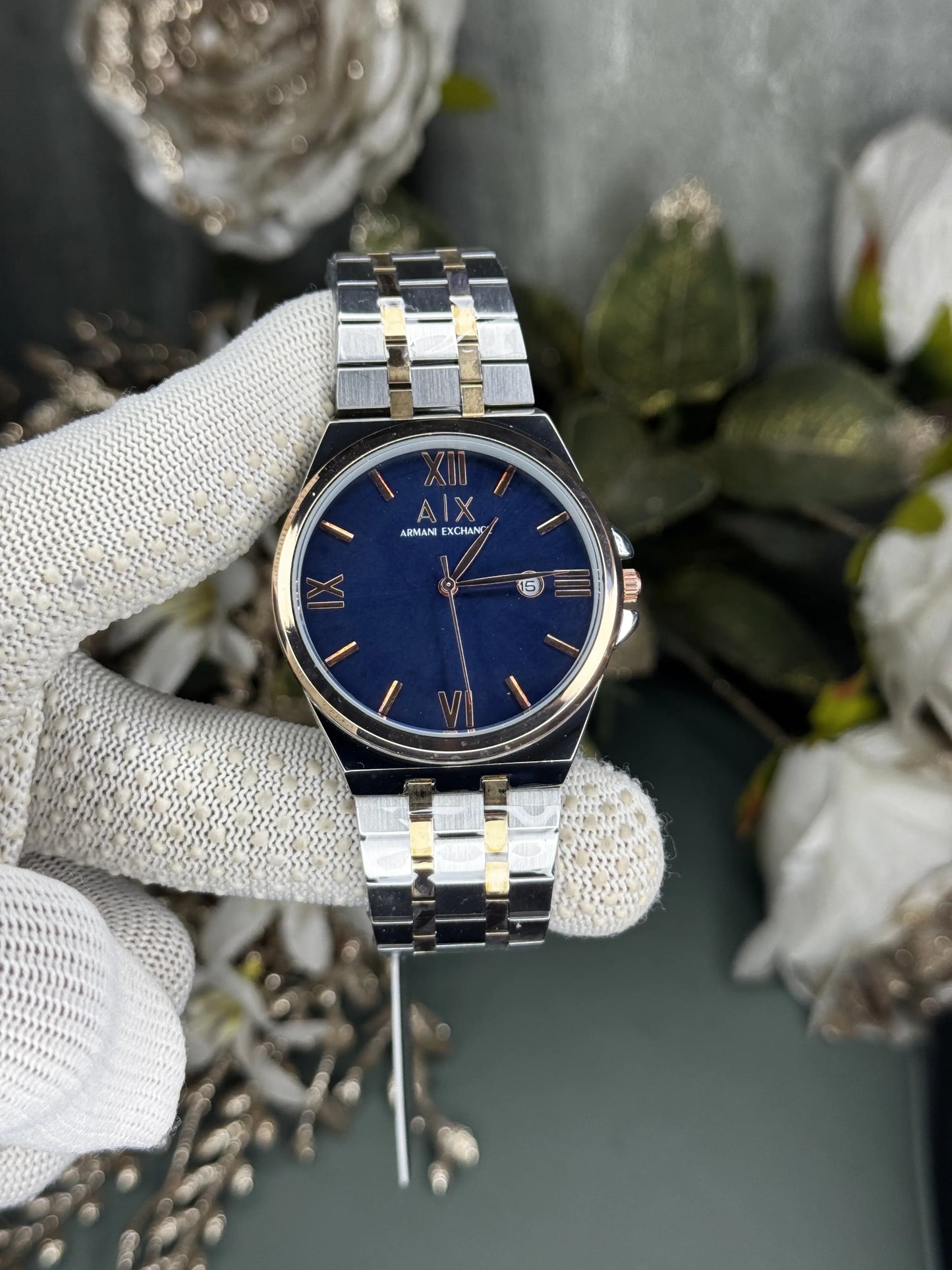 Arman i Exchange Dual Tone Blue Premium Watch