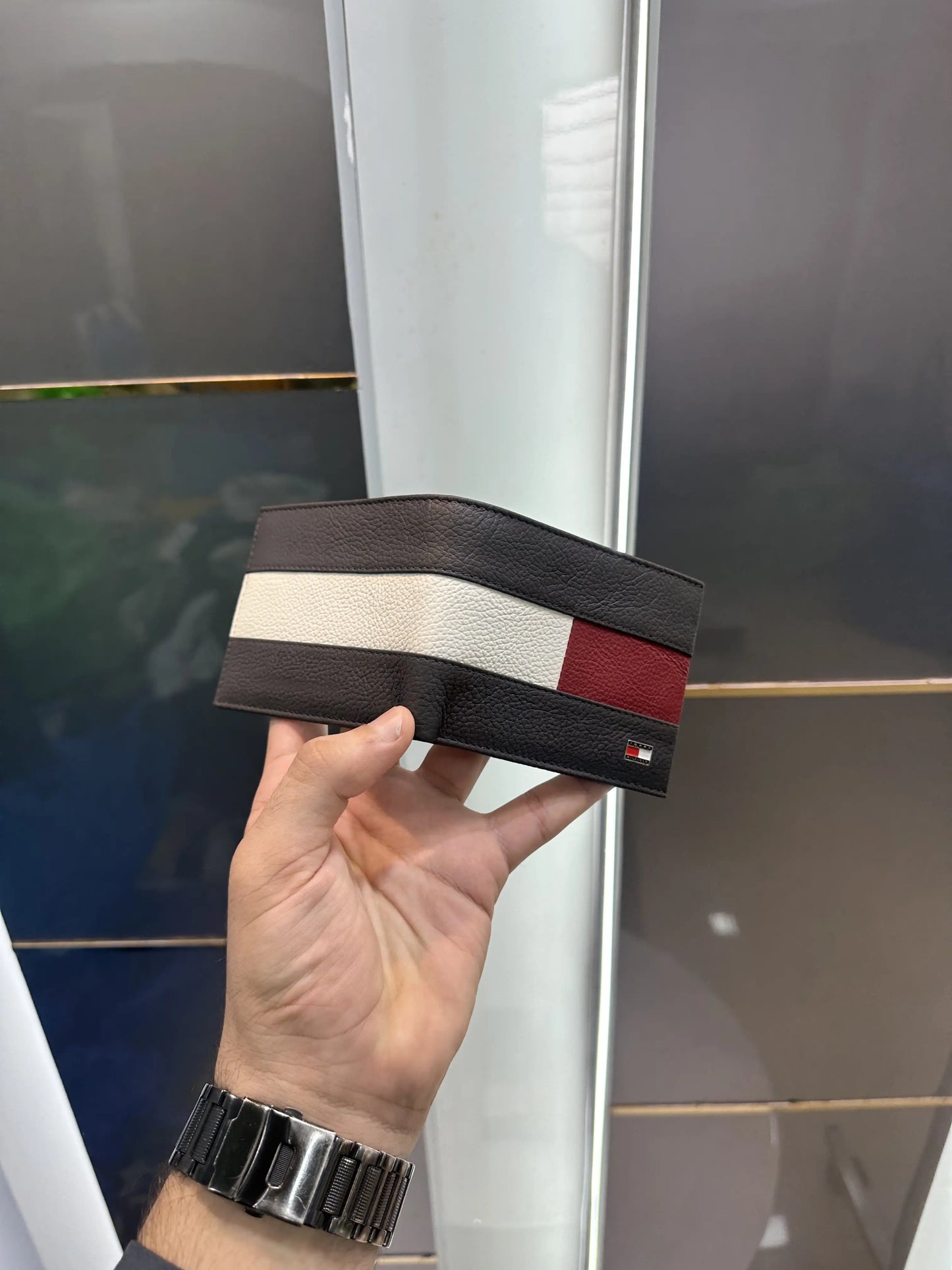 Tommy Hilfiger Premium Wallet Brown With Box t145