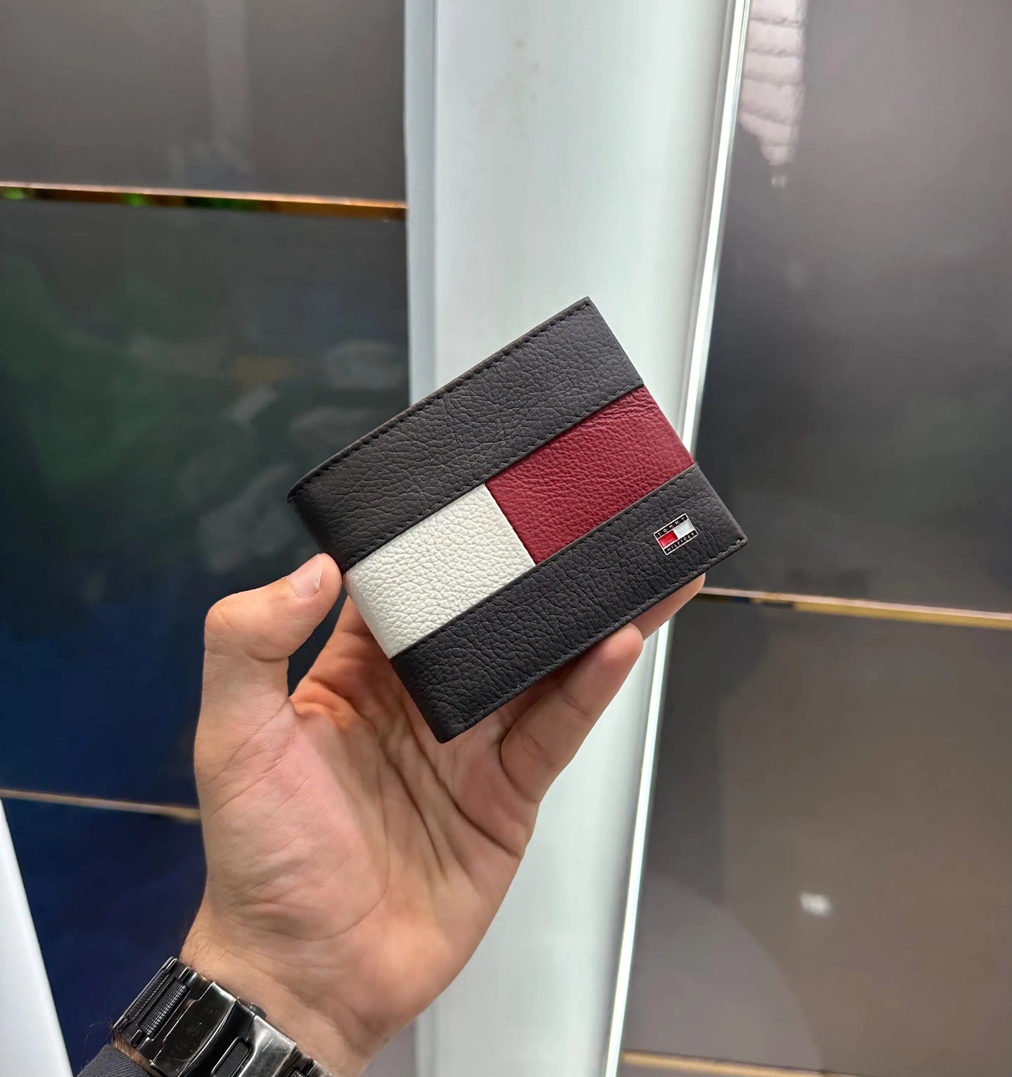 Tommy Hilfiger Premium Wallet Brown With Box t145