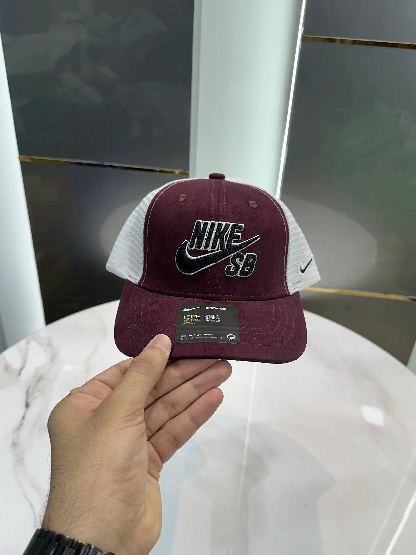 Nik e SB Wine (Suede) Premium Imported Cap