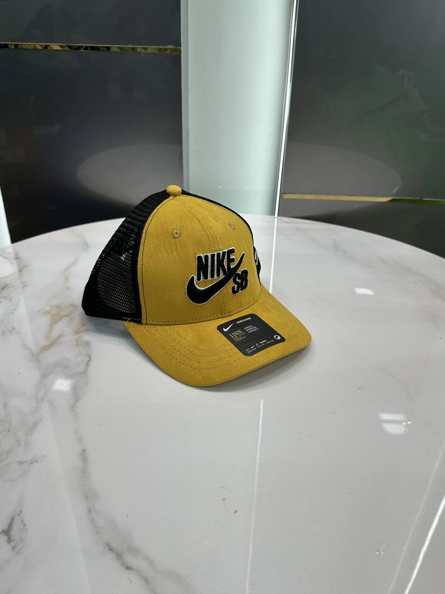 Nik e SB Yellow (Suede) Premium Imported Cap