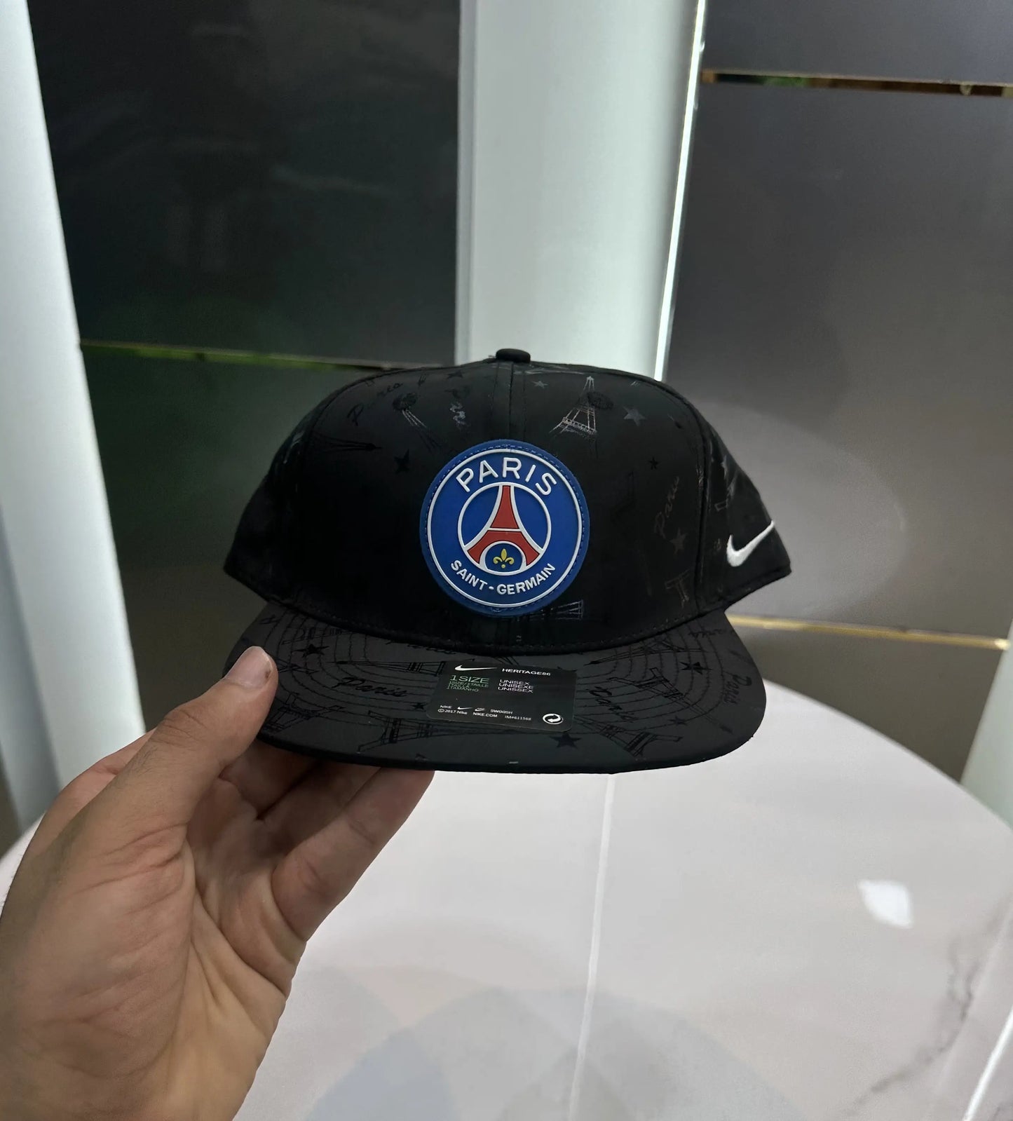 PSG Black Premium Imported Cap p210